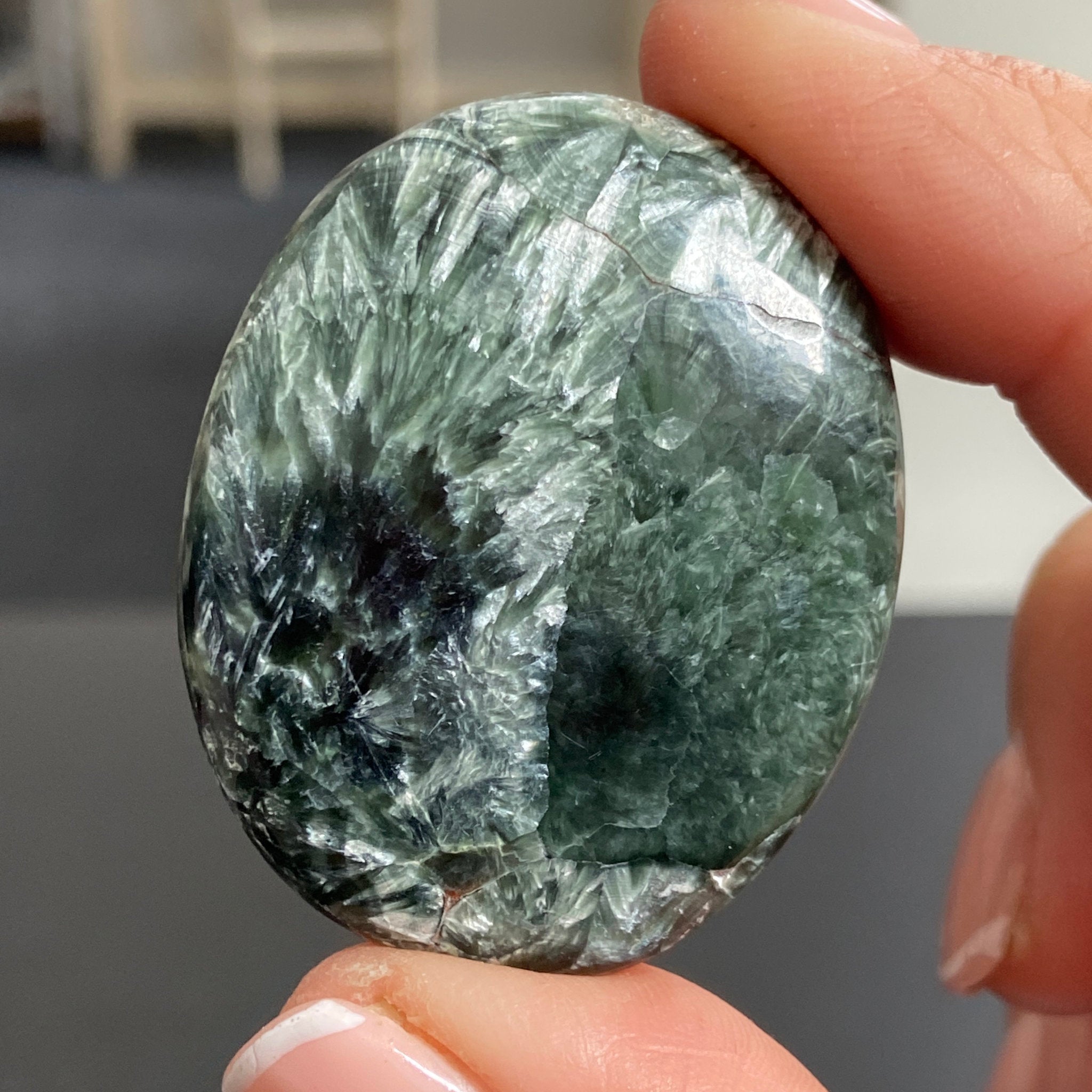 Seraphinite Palmstone - Russia