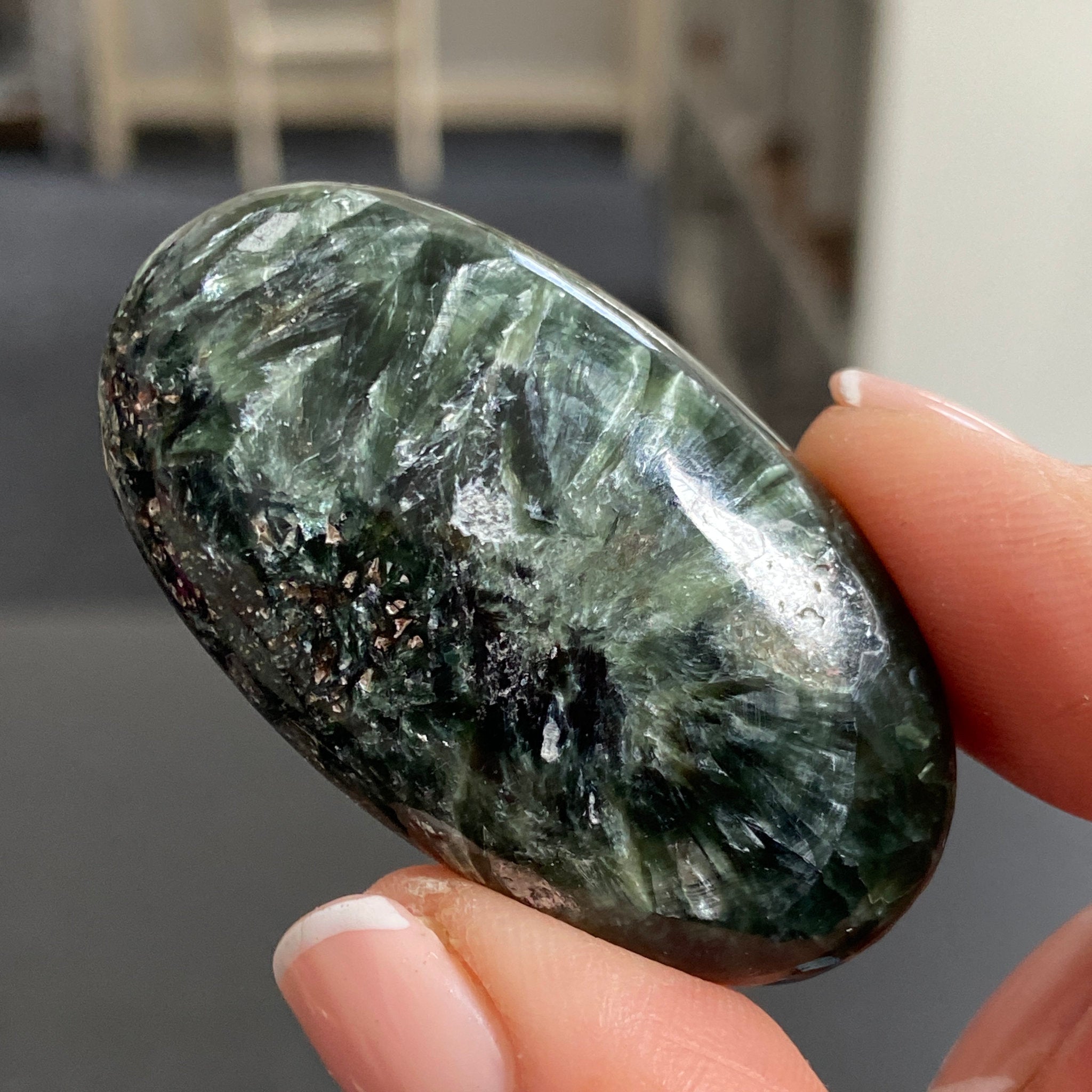 Seraphinite Palmstone - Russia