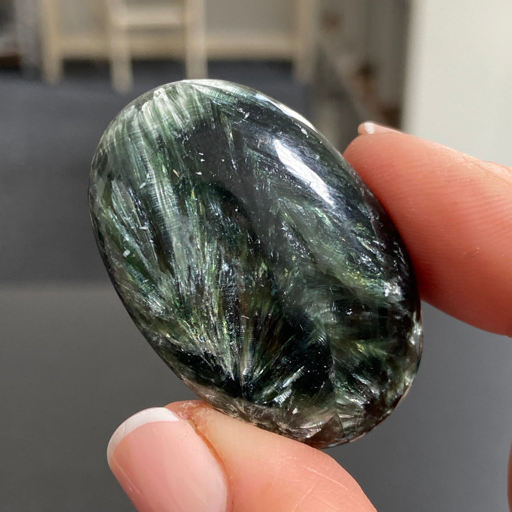 Seraphinite Palmstone - Russia