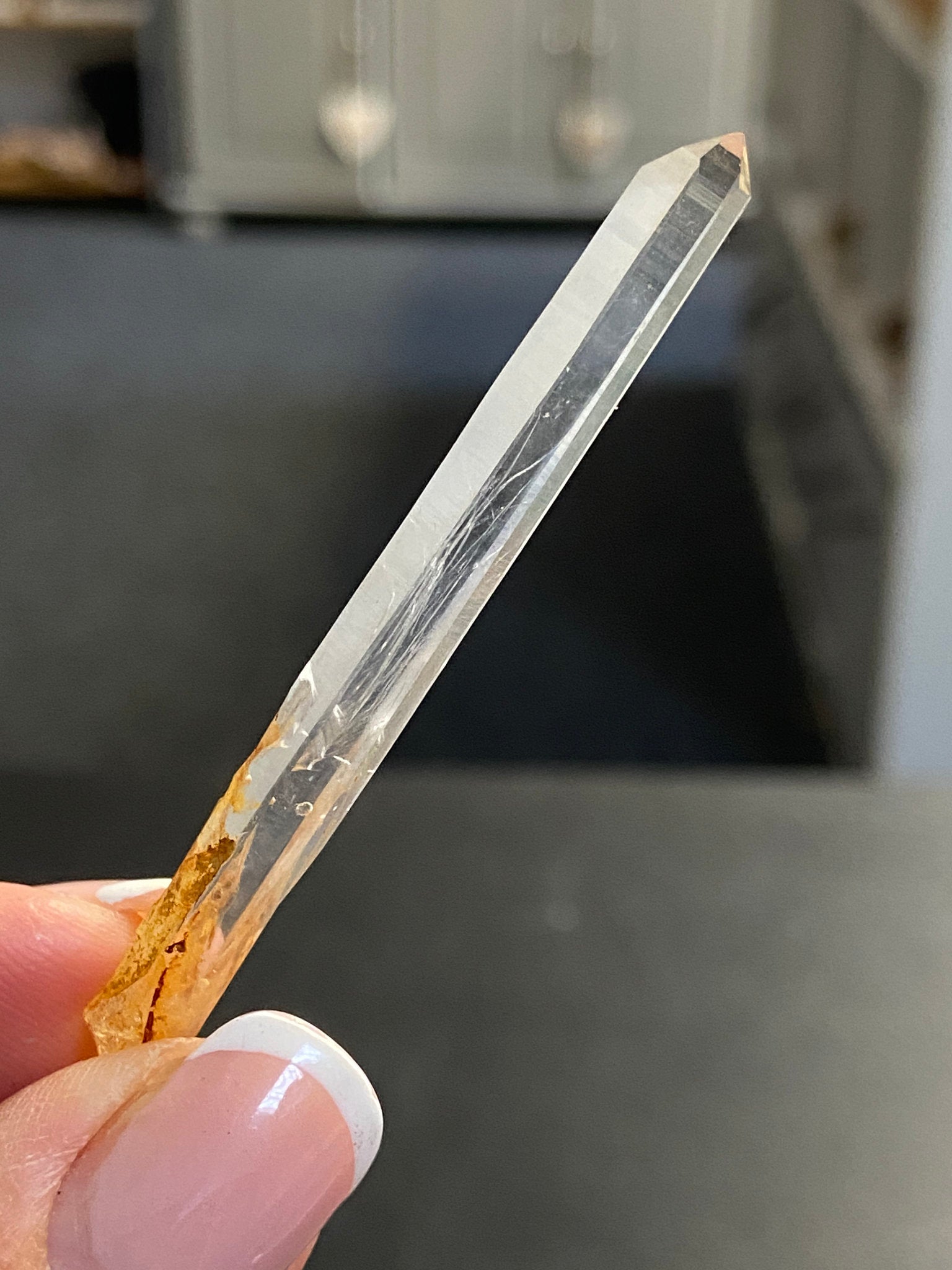 White Rutile Lemurian Light Crystal