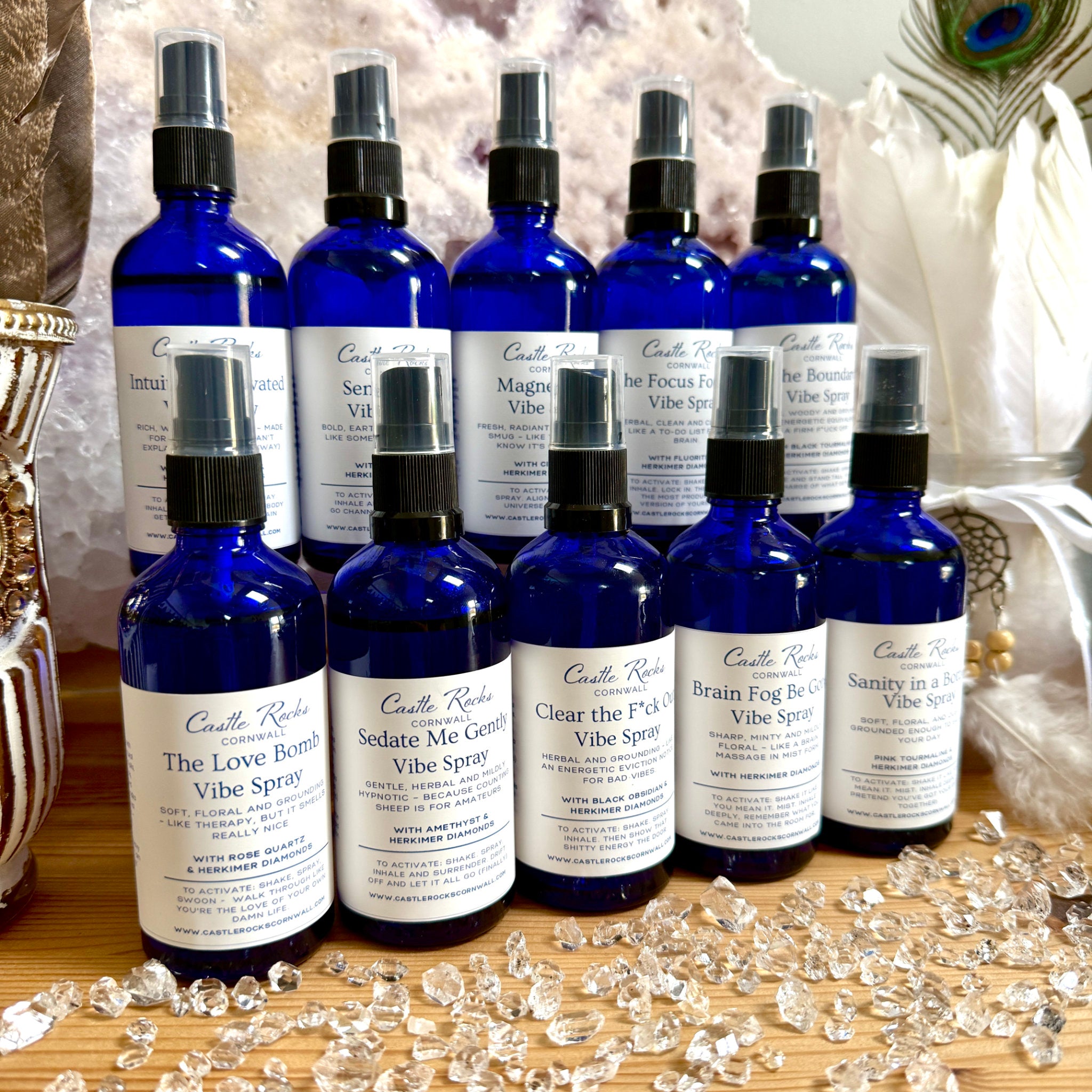 🧠 Brain Fog Be Gone Vibe Spray | 100ml | Sharp, Minty & Mildly Floral