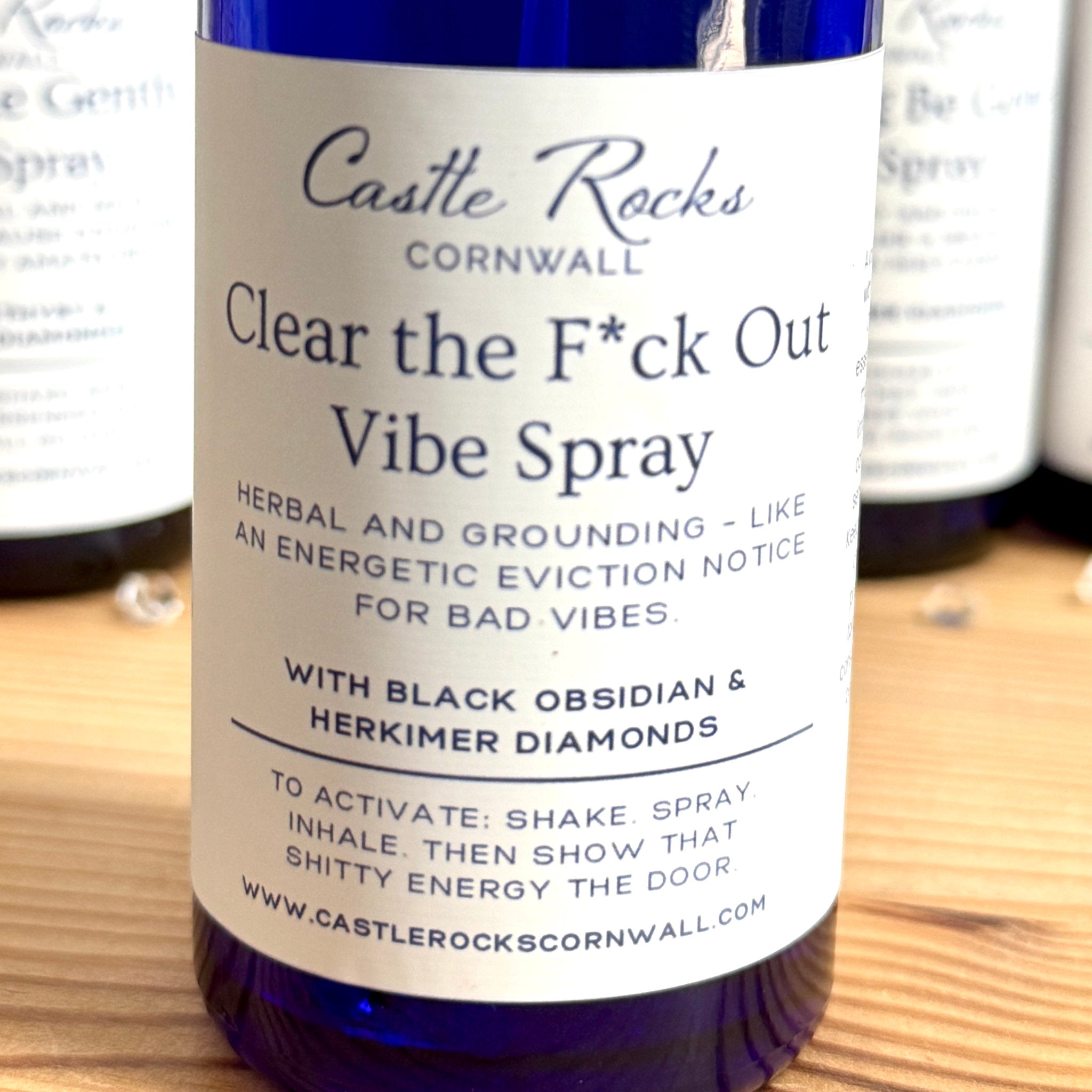 🧹 Clear the F*ck Out Vibe Spray | 100ml | Herbal & Grounding