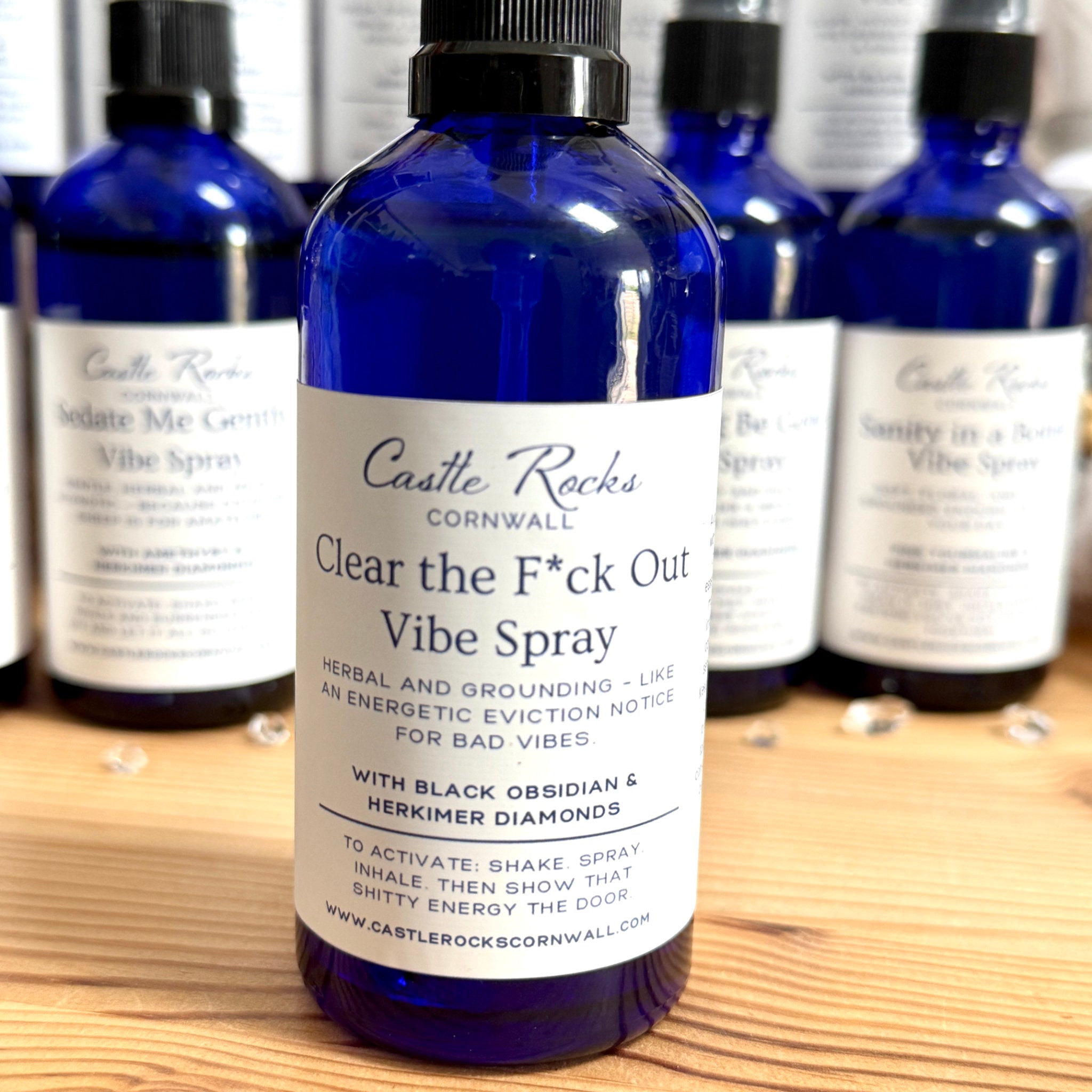 🧹 Clear the F*ck Out Vibe Spray | 100ml | Herbal & Grounding