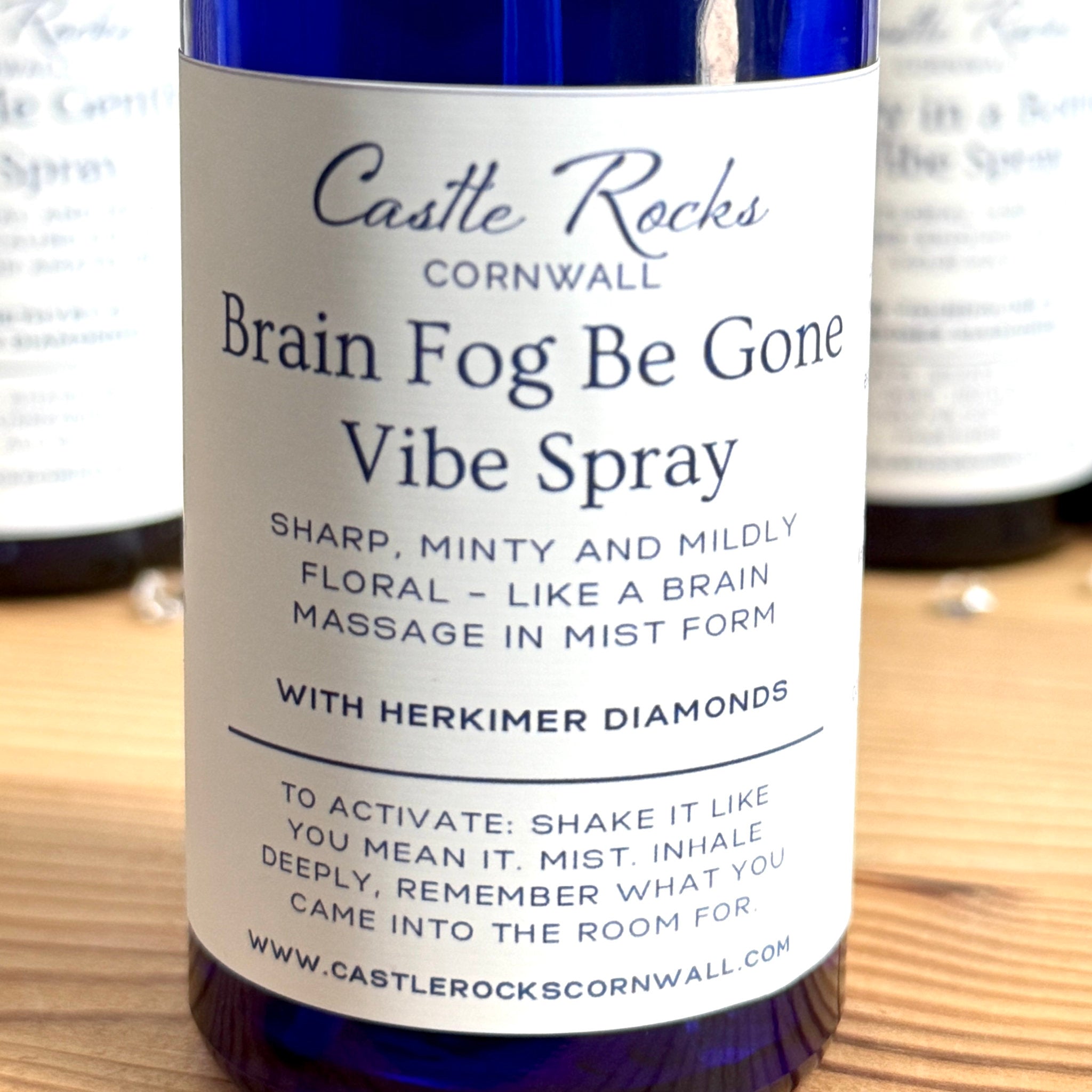 🧠 Brain Fog Be Gone Vibe Spray | 100ml | Sharp, Minty & Mildly Floral
