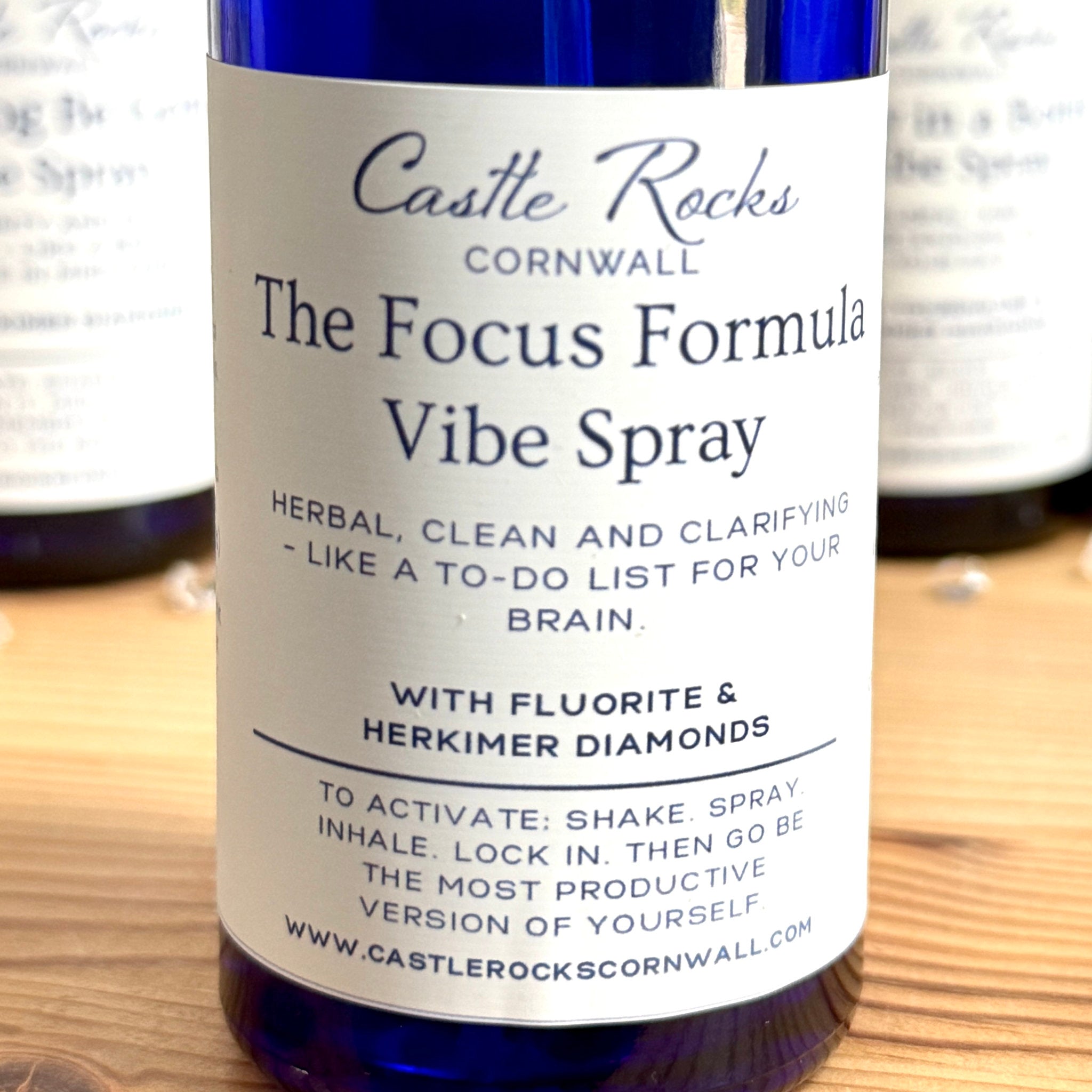 🧠 The Focus Formula Vibe Spray | 100ml | Herbal & Clean