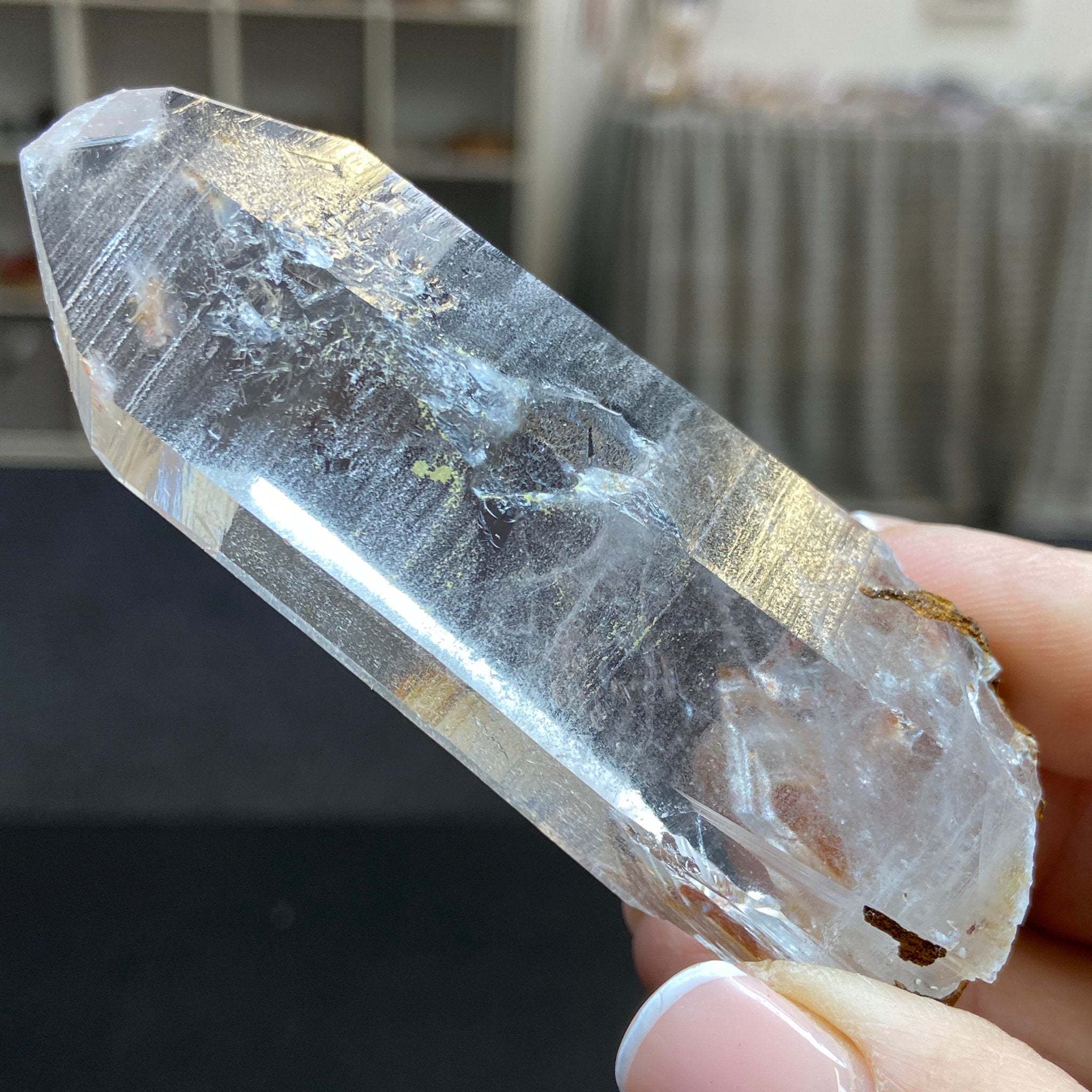 Phoenix Fire Lemurian Light Crystal - Record Keeper