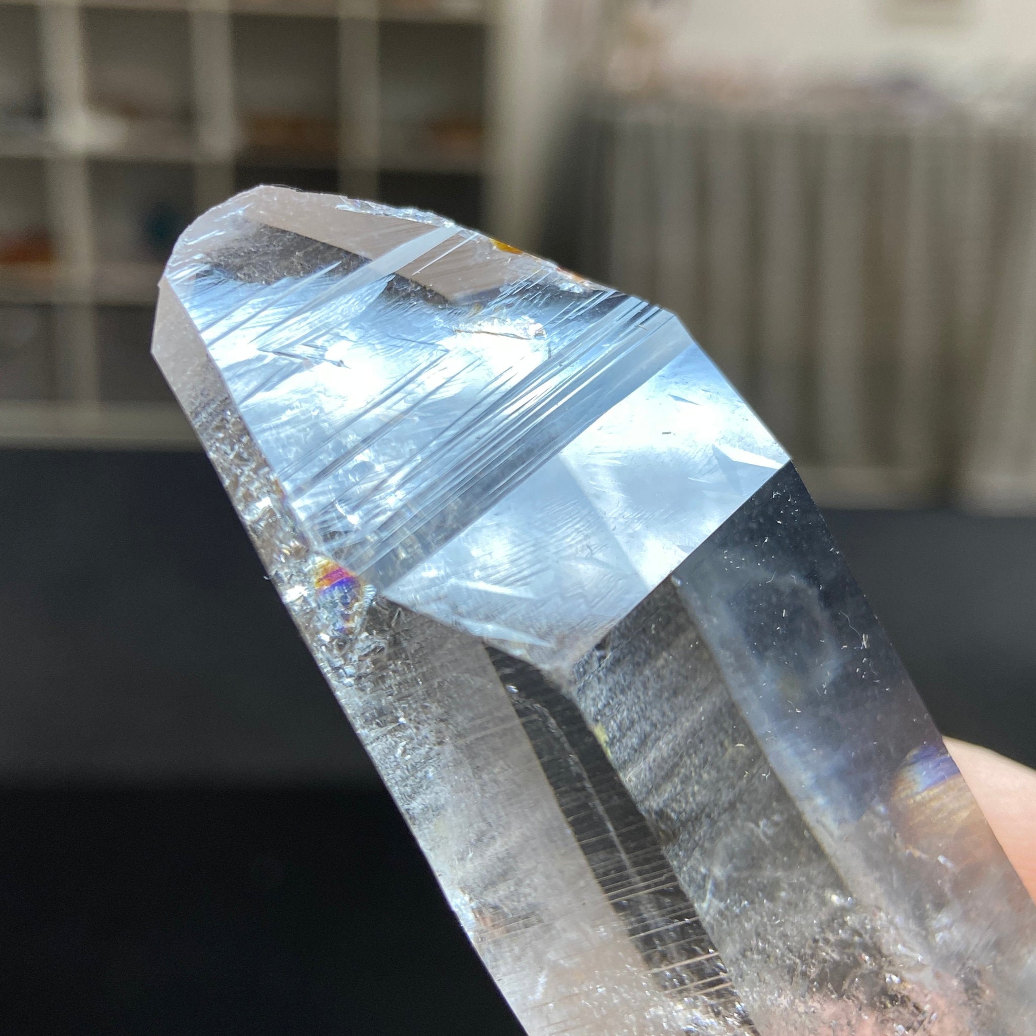 Phoenix Fire Lemurian Light Crystal - Record Keeper