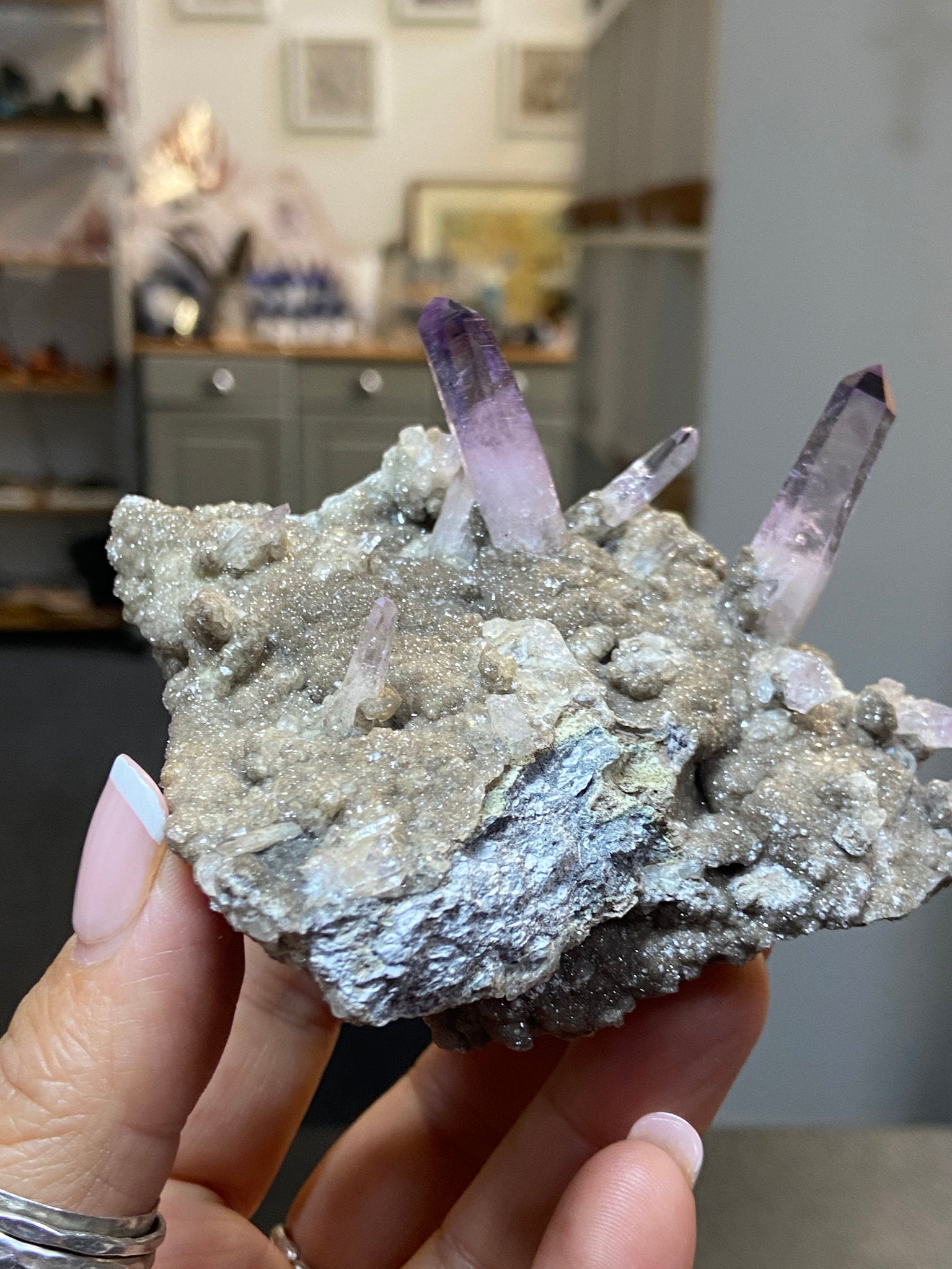Veracruz Amethyst on Matrix