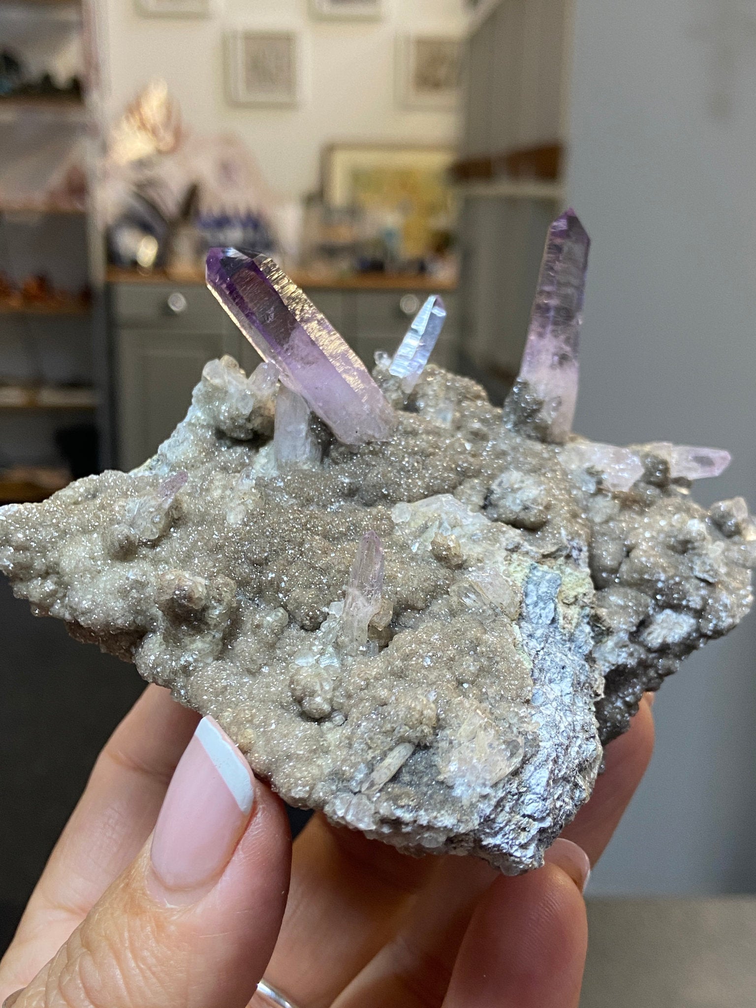Veracruz Amethyst on Matrix