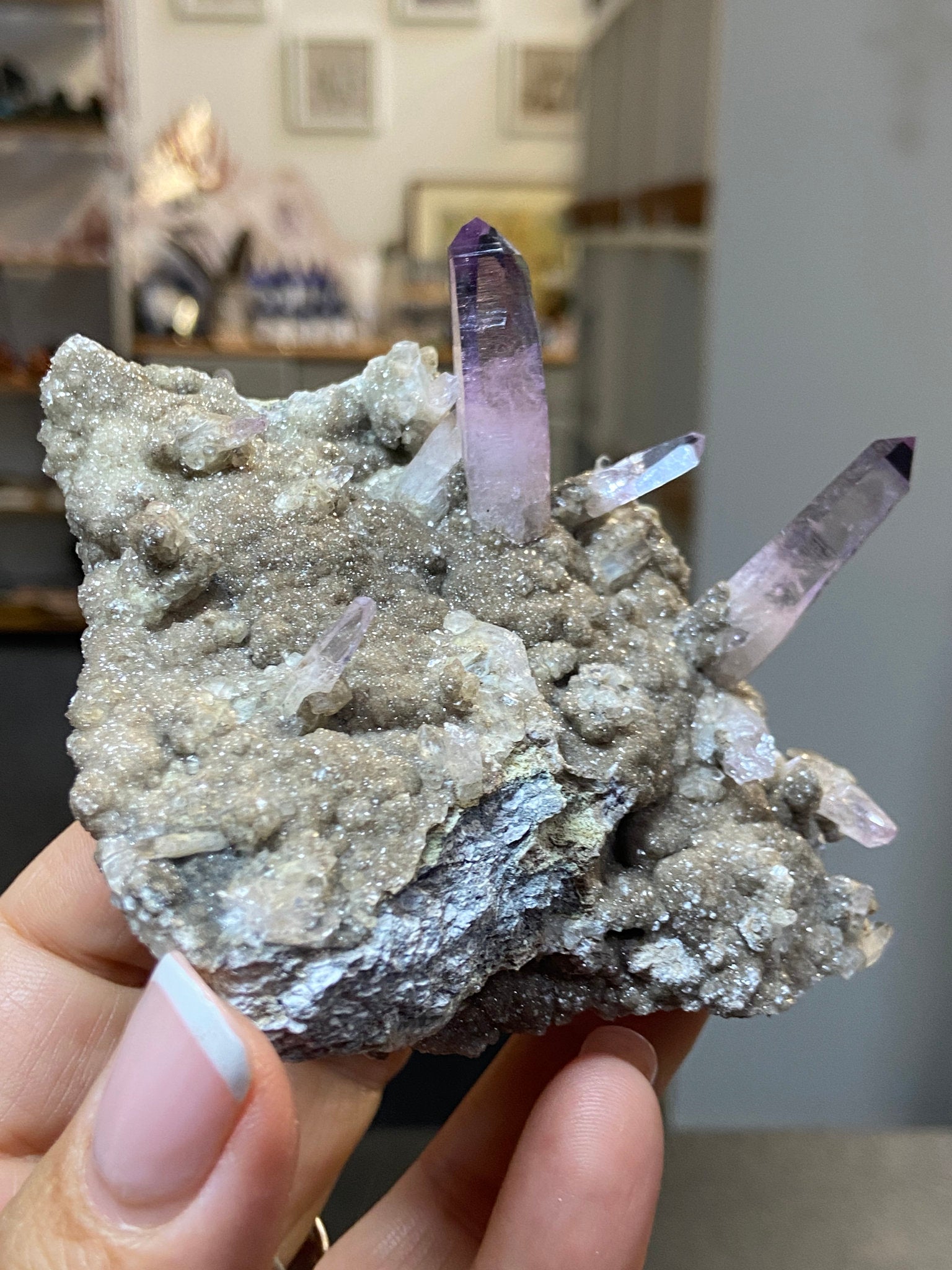 Veracruz Amethyst on Matrix