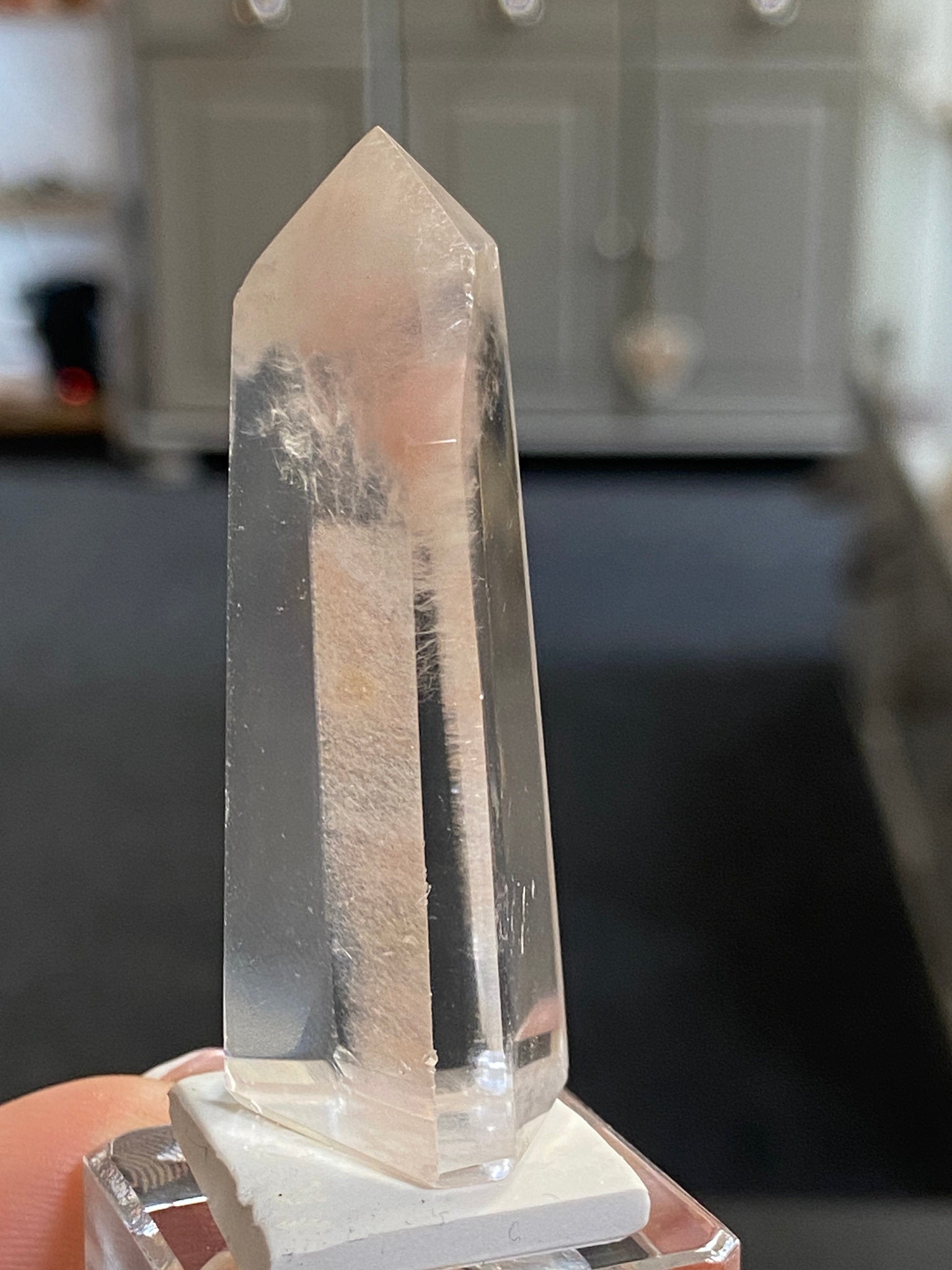 Madagascan Quartz Tower – Isis Goddess with Orange Chalcedony