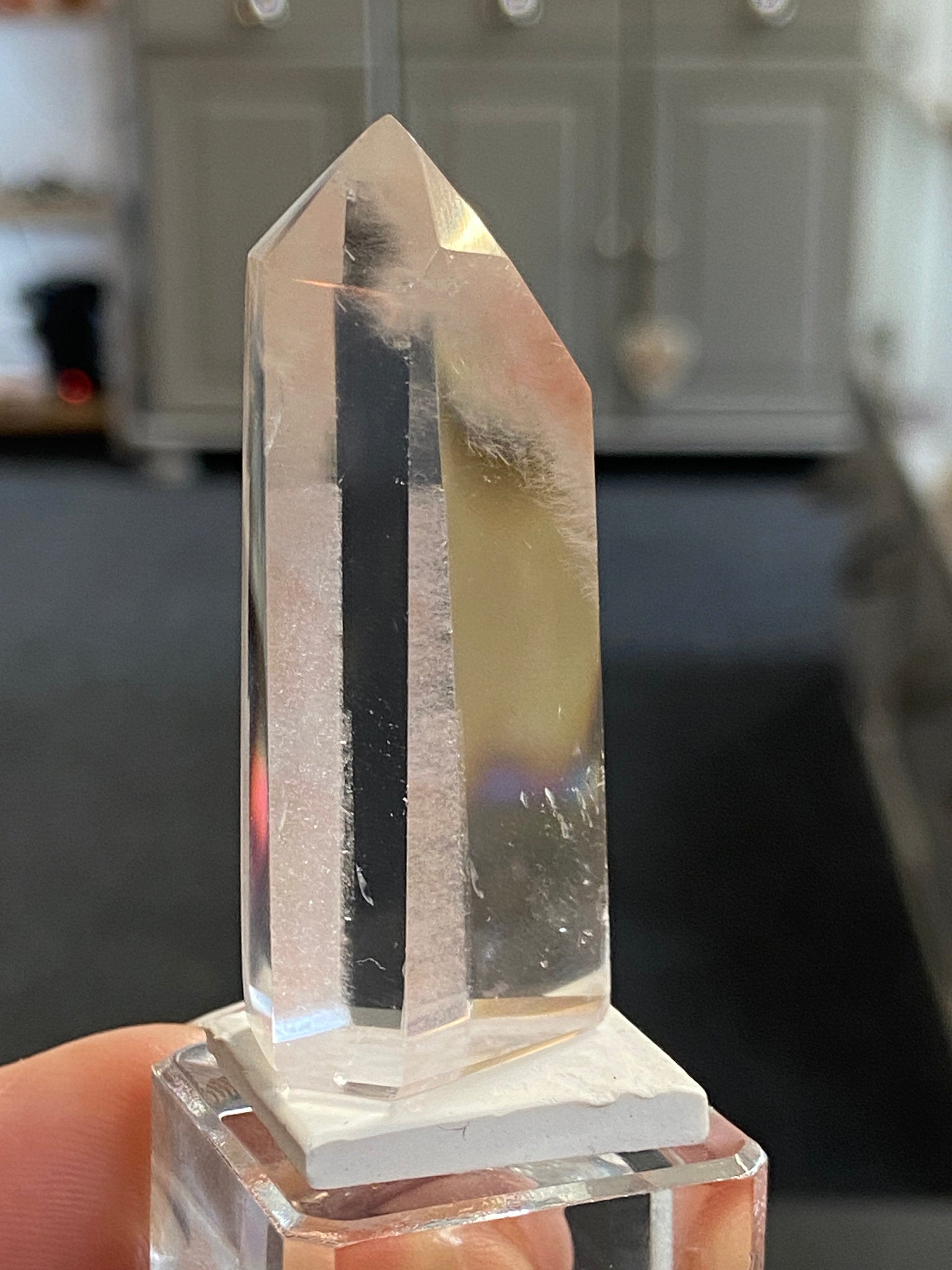 Madagascan Quartz Tower – Isis Goddess with Orange Chalcedony