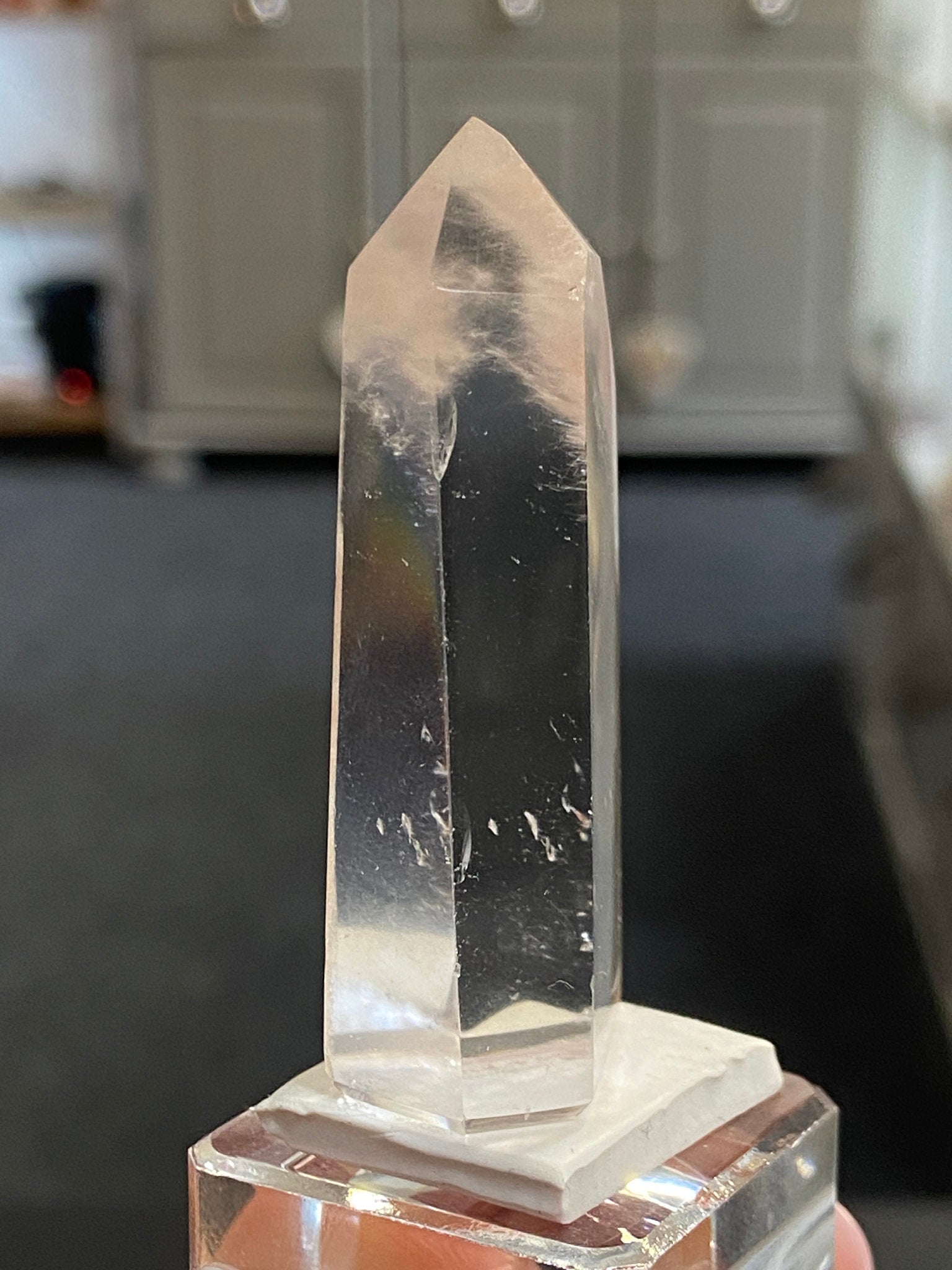 Madagascan Quartz Tower – Isis Goddess with Orange Chalcedony