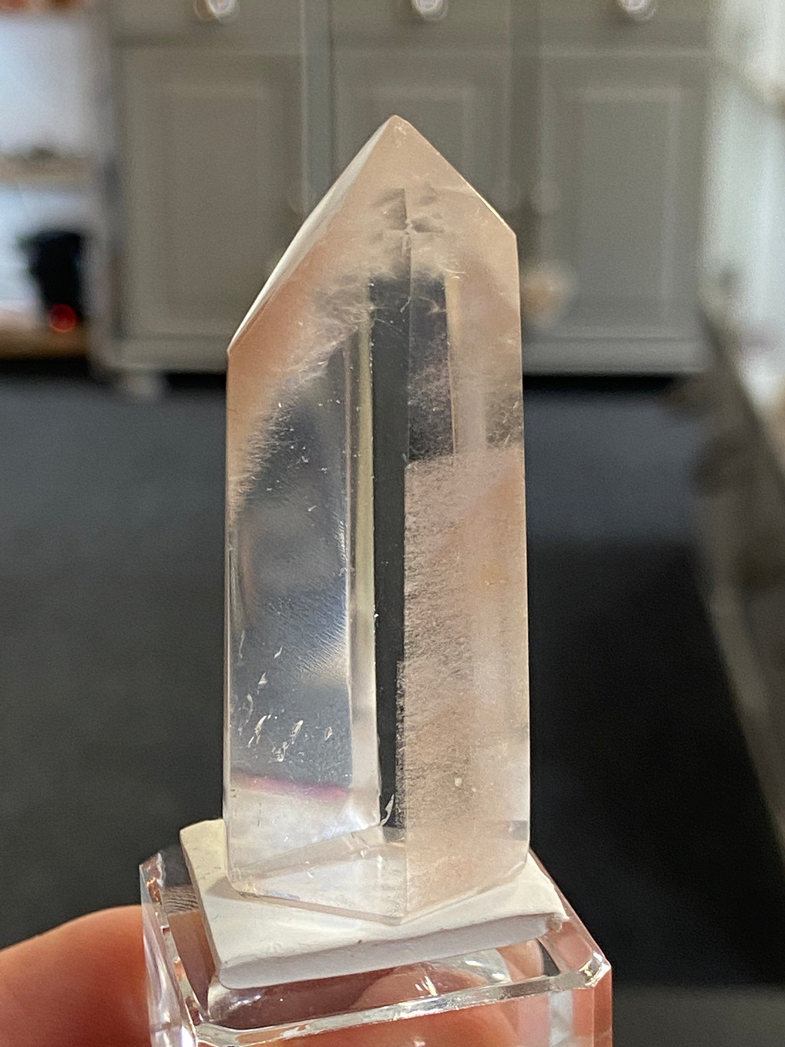Madagascan Quartz Tower – Isis Goddess with Orange Chalcedony