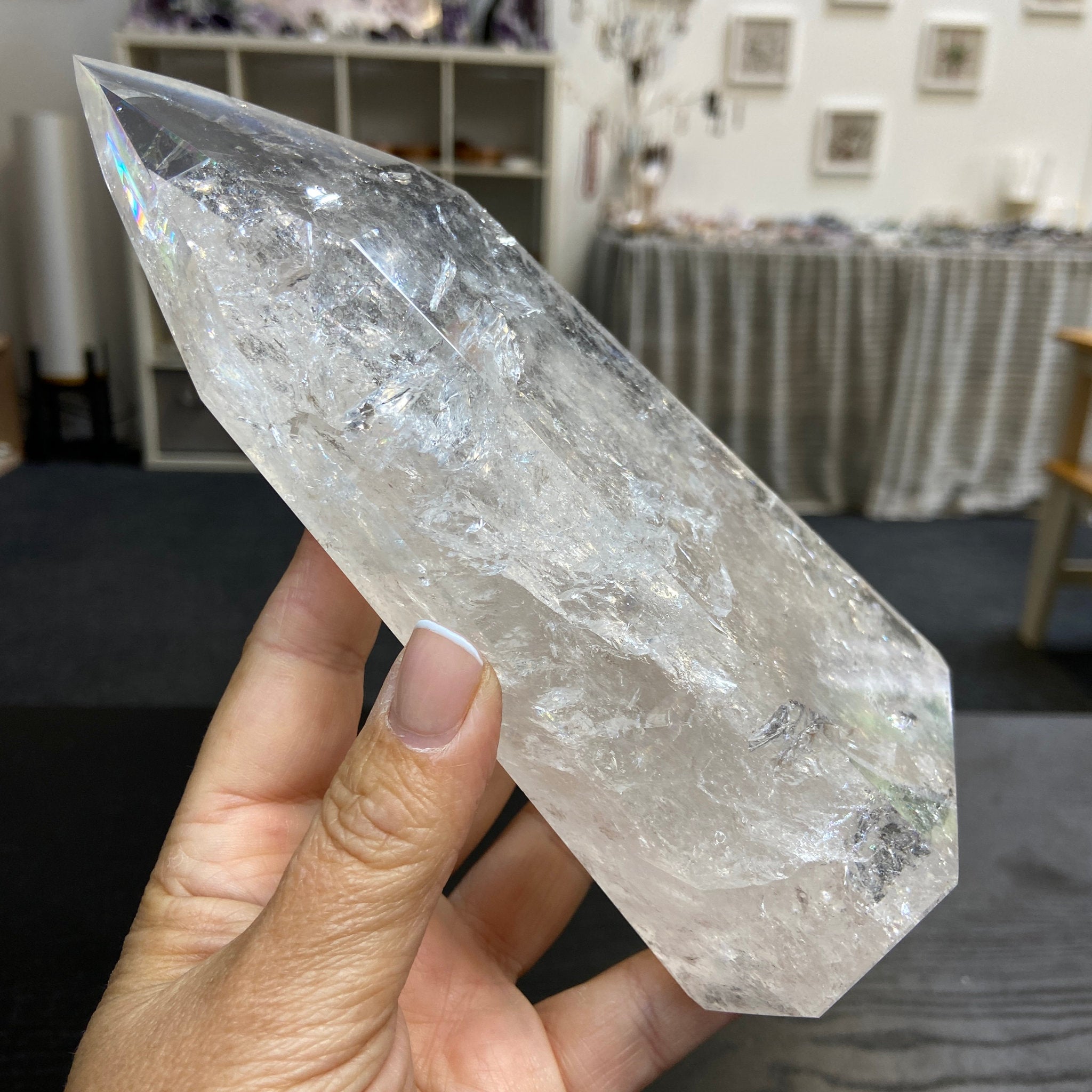 RARE - Lemurian Light Quartz Tower