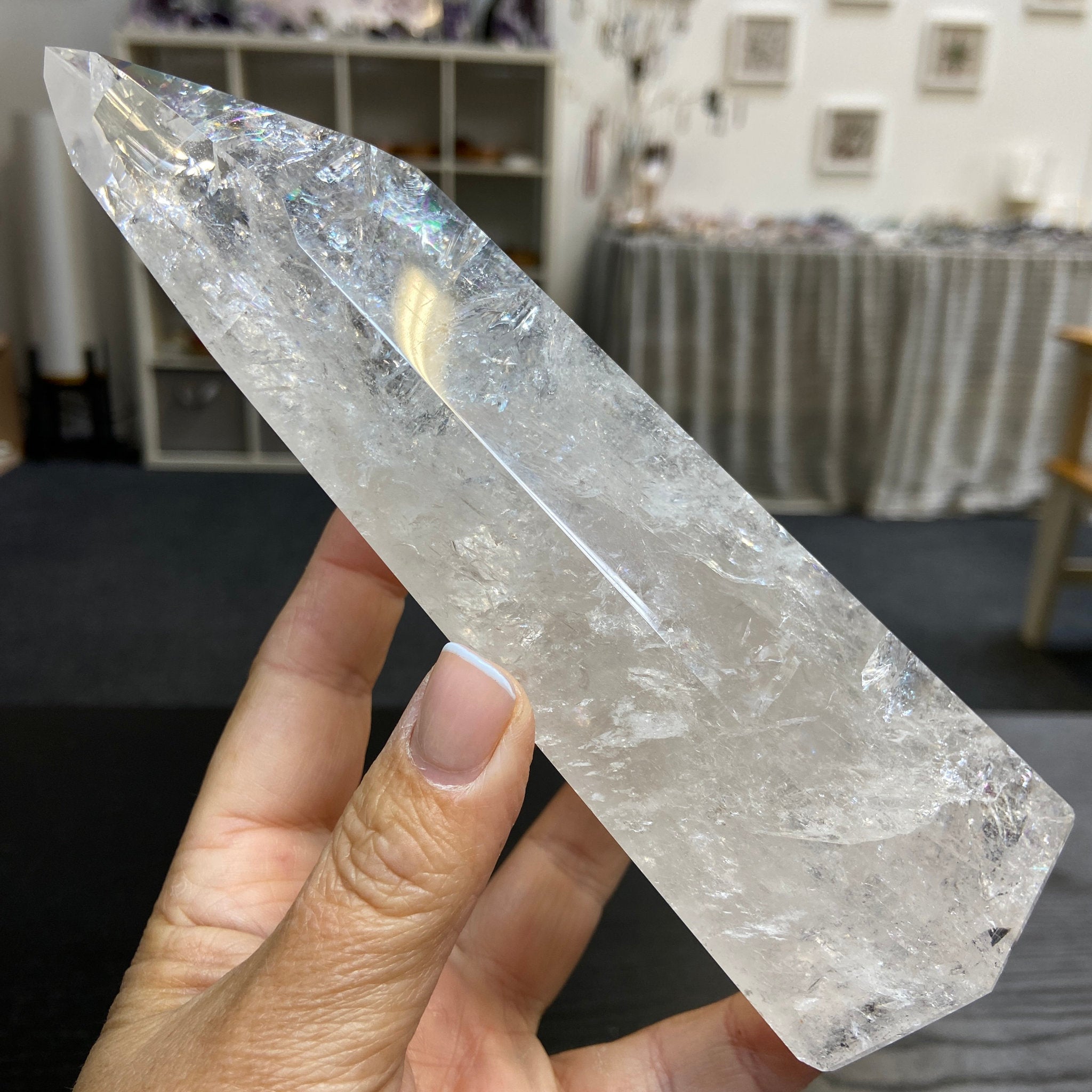 RARE - Lemurian Light Quartz Tower