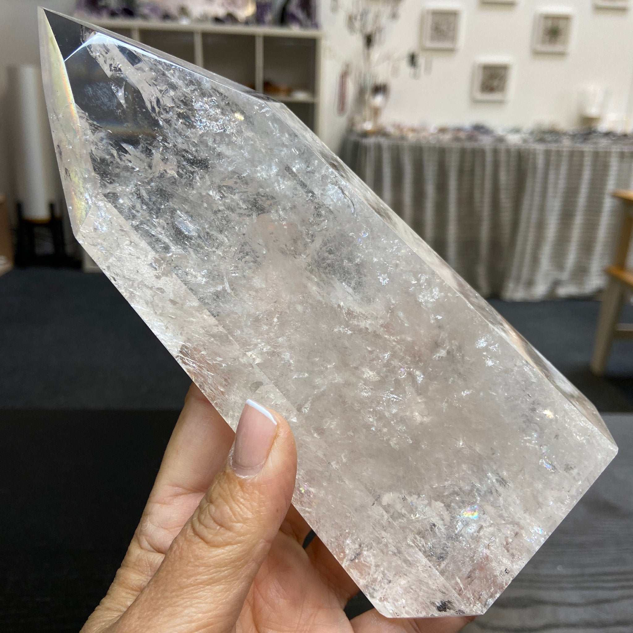 RARE - Lemurian Light Quartz Tower