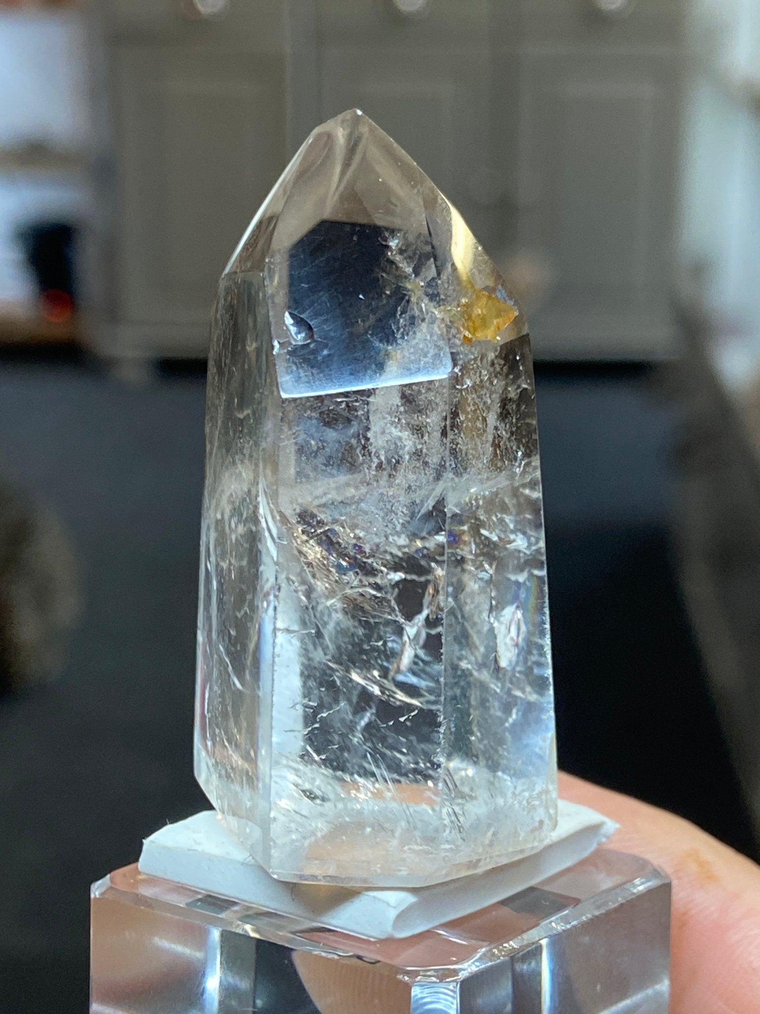 Madagascan Quartz Tower – Smoky with Rainbows