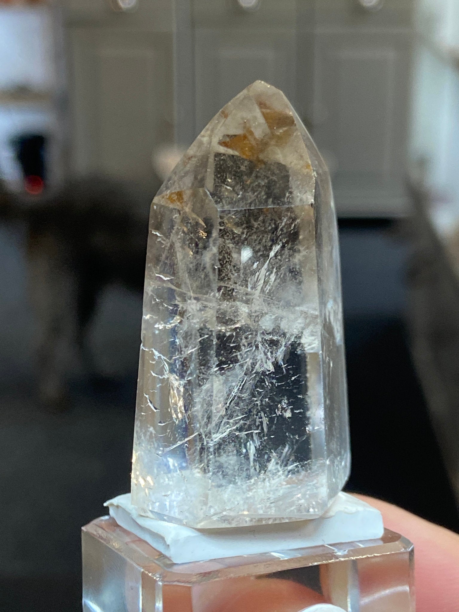 Madagascan Quartz Tower – Smoky with Rainbows