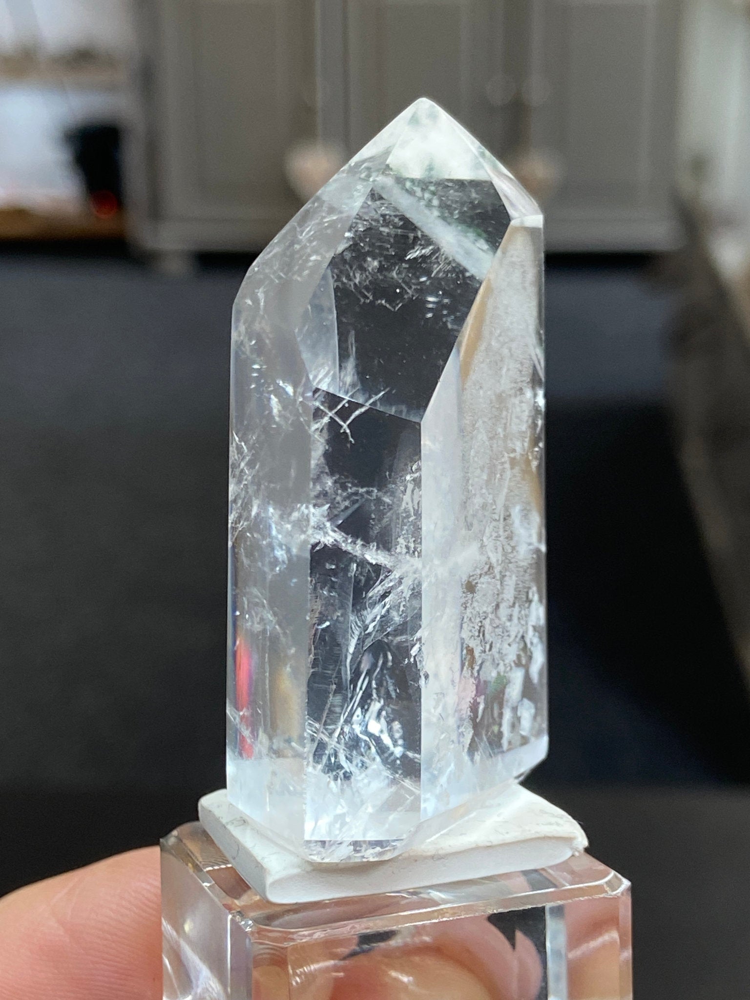 Madagascan Quartz Tower – Chlorite & Lodolite Phantom