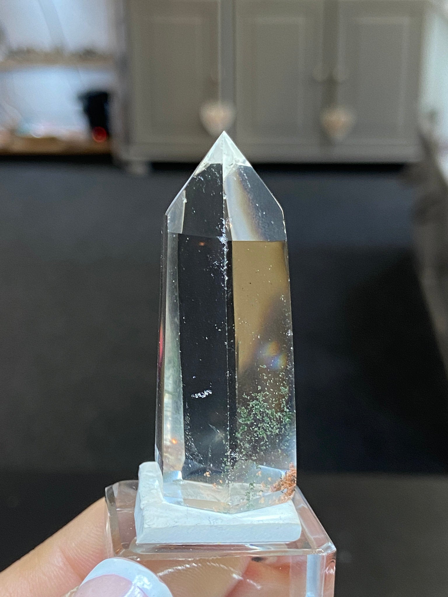 Madagascan Quartz Tower – Chlorite Included