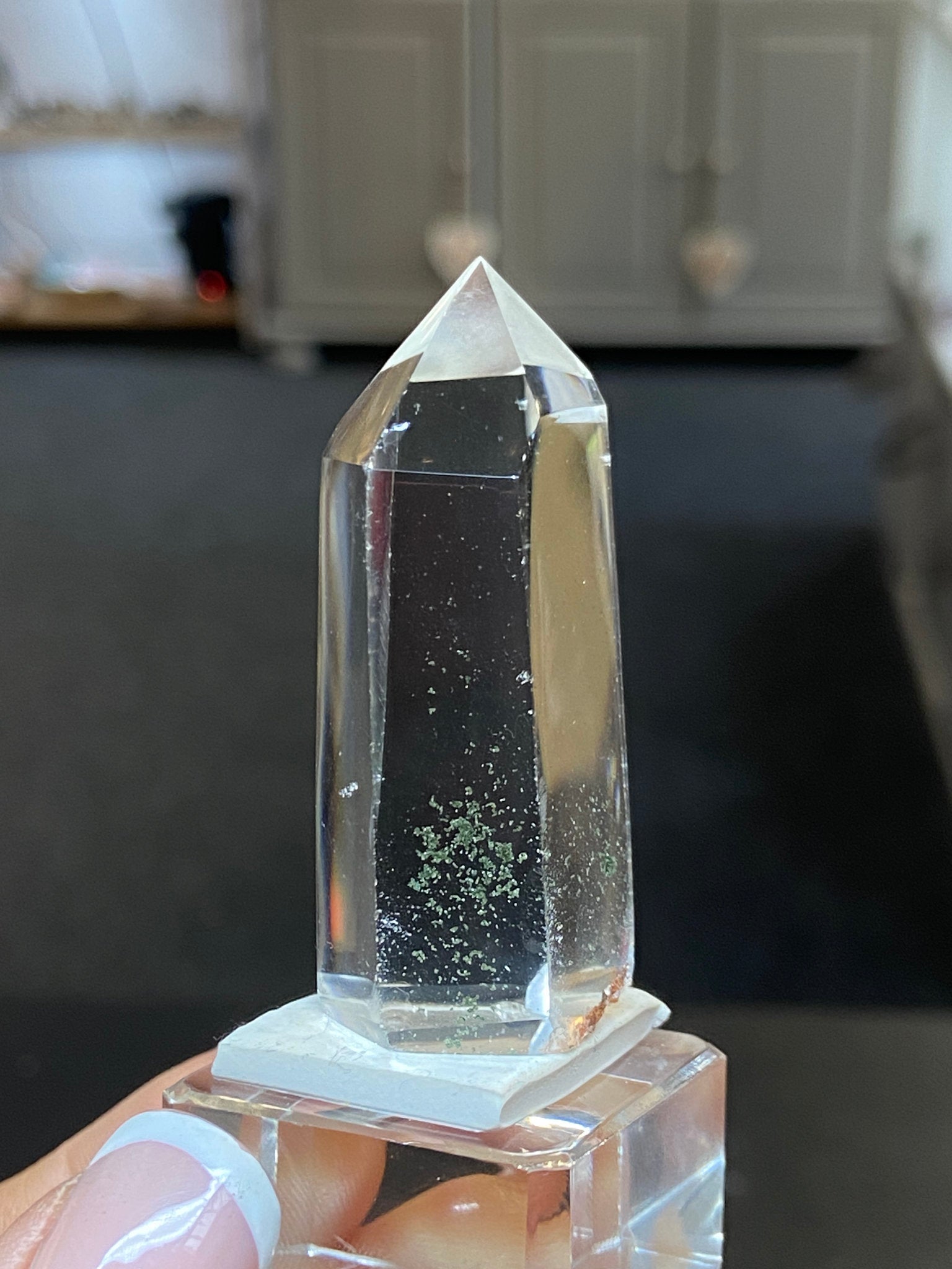 Madagascan Quartz Tower – Chlorite Included