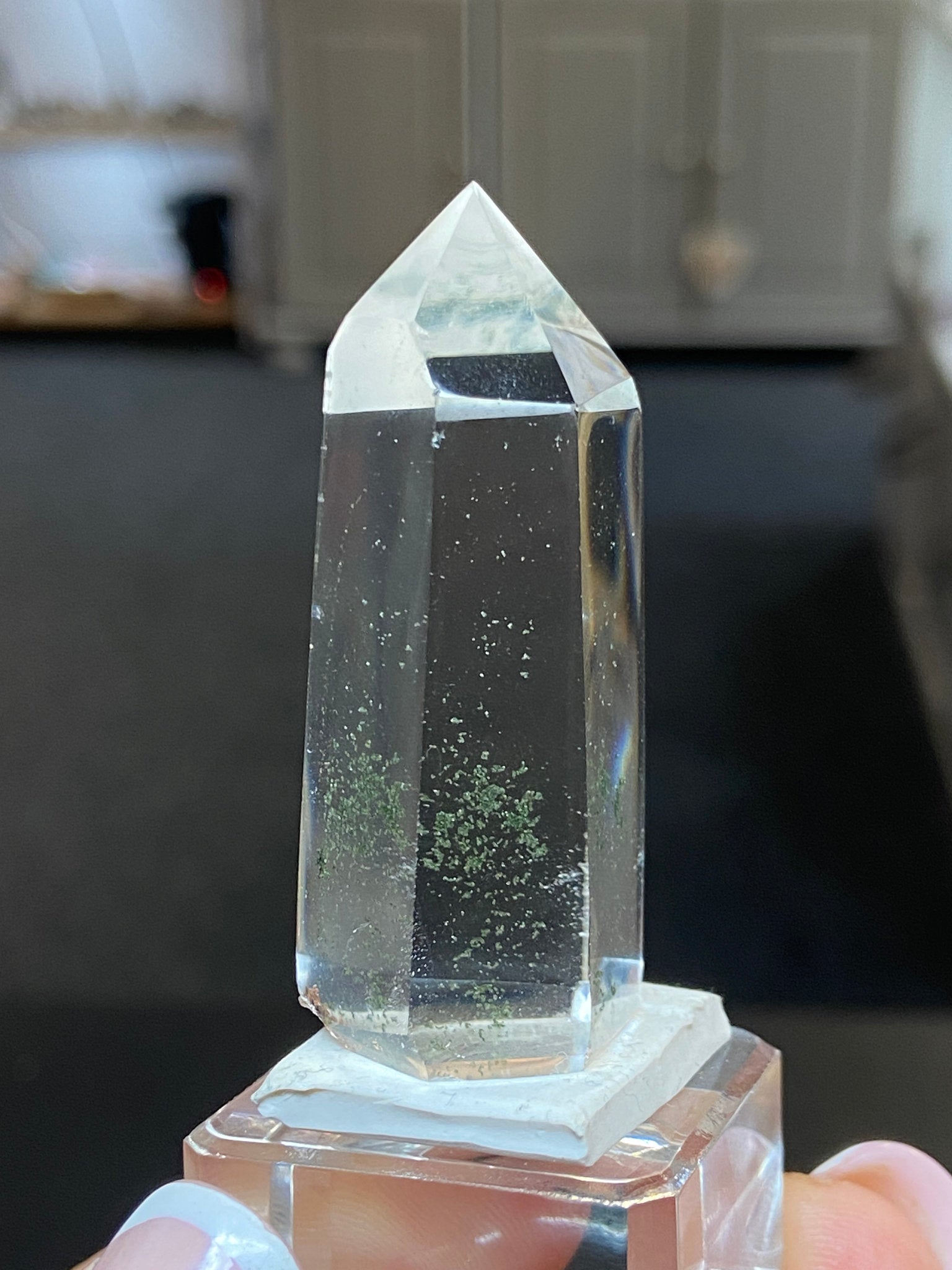 Madagascan Quartz Tower – Chlorite Included