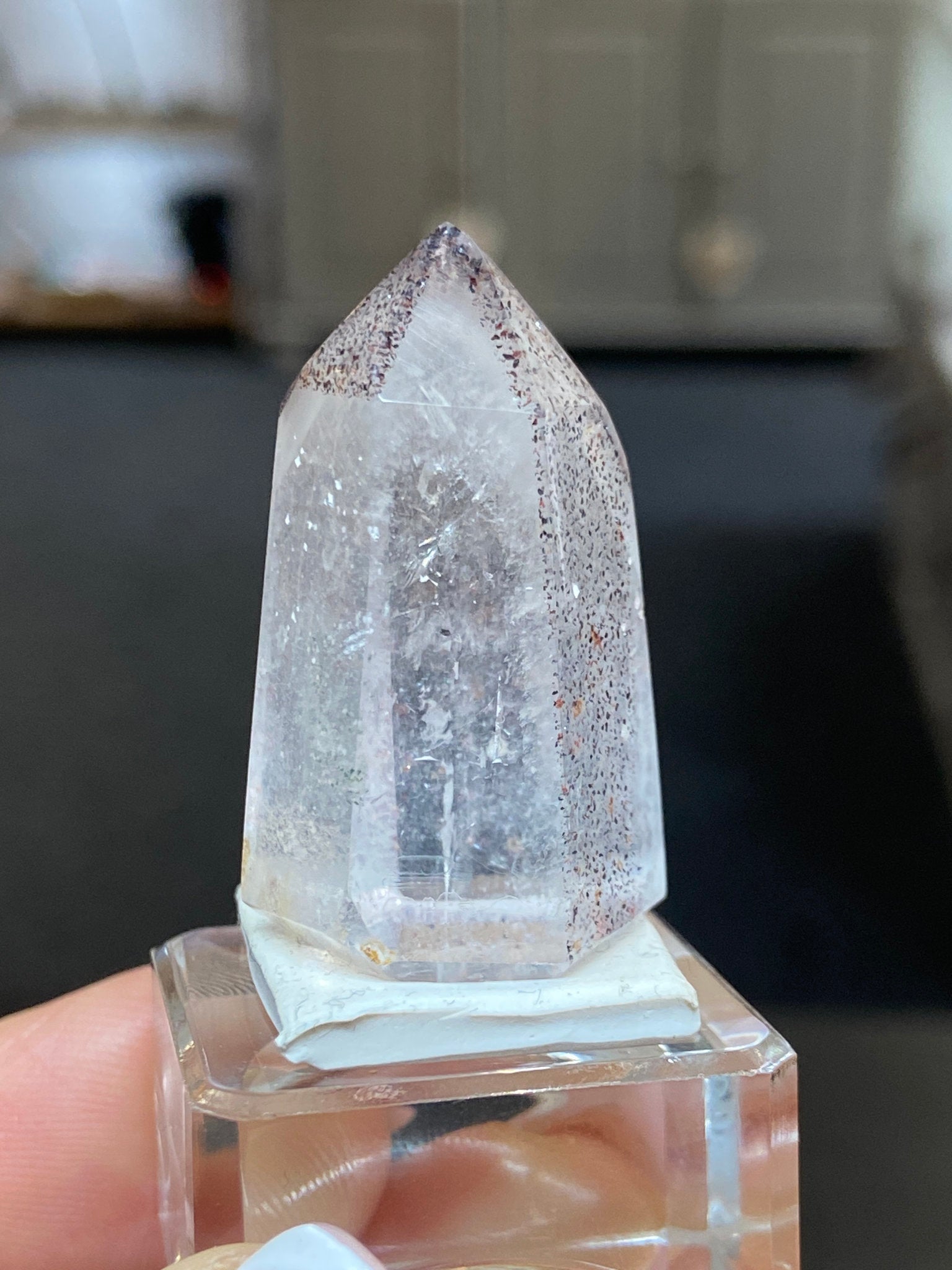 Madagascan Quartz Tower – Hematite & Lepidocrocite