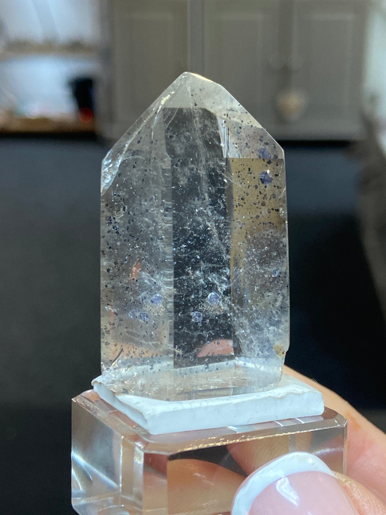 Madagascan Quartz Tower – Hematite Included