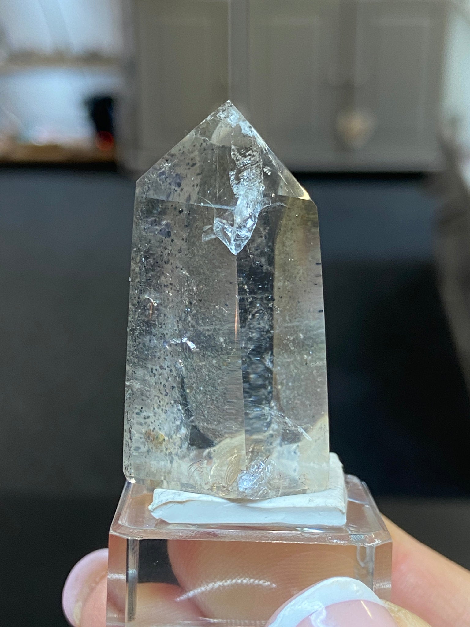 Madagascan Quartz Tower – Hematite Included