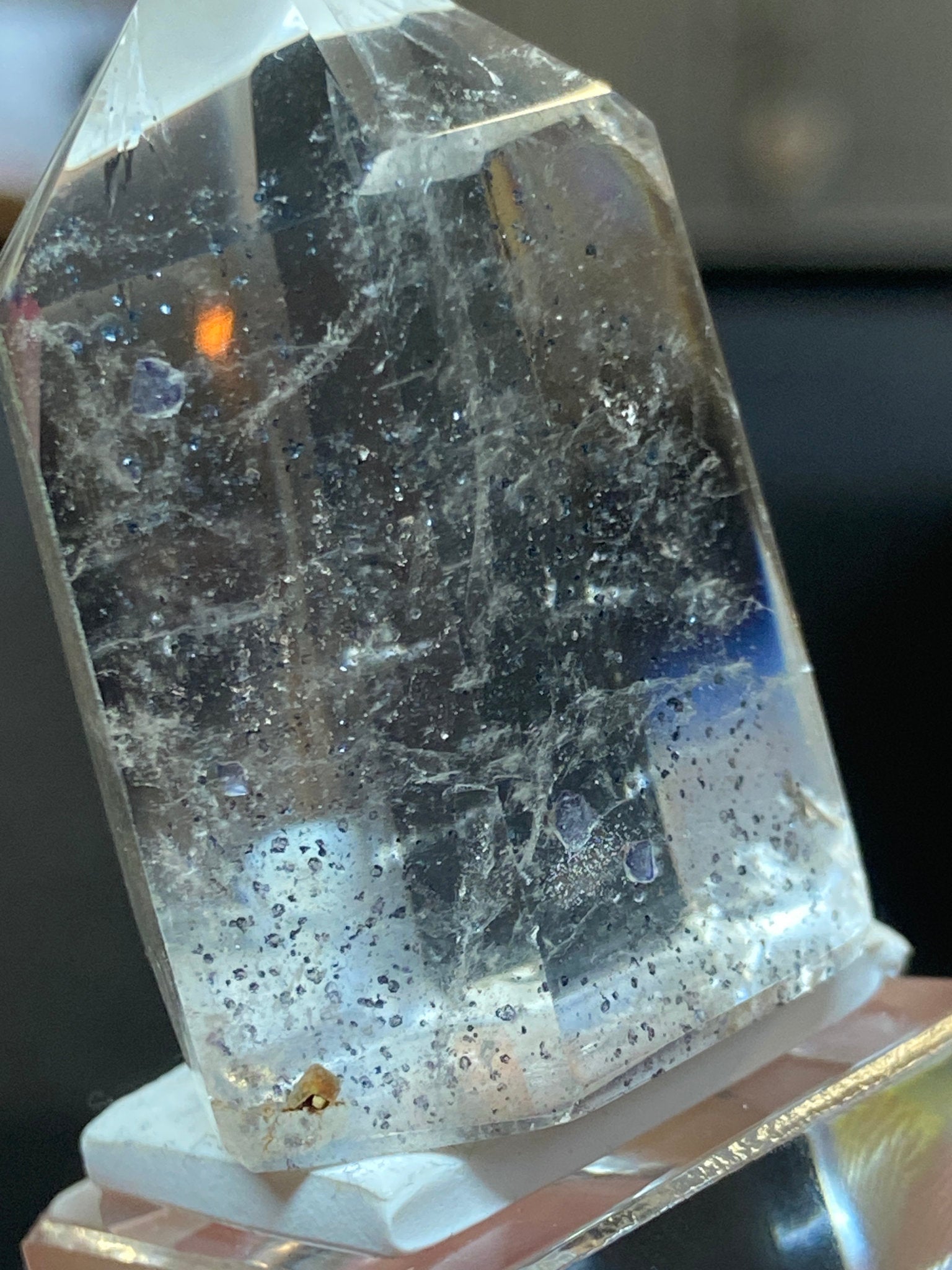 Madagascan Quartz Tower – Hematite Included