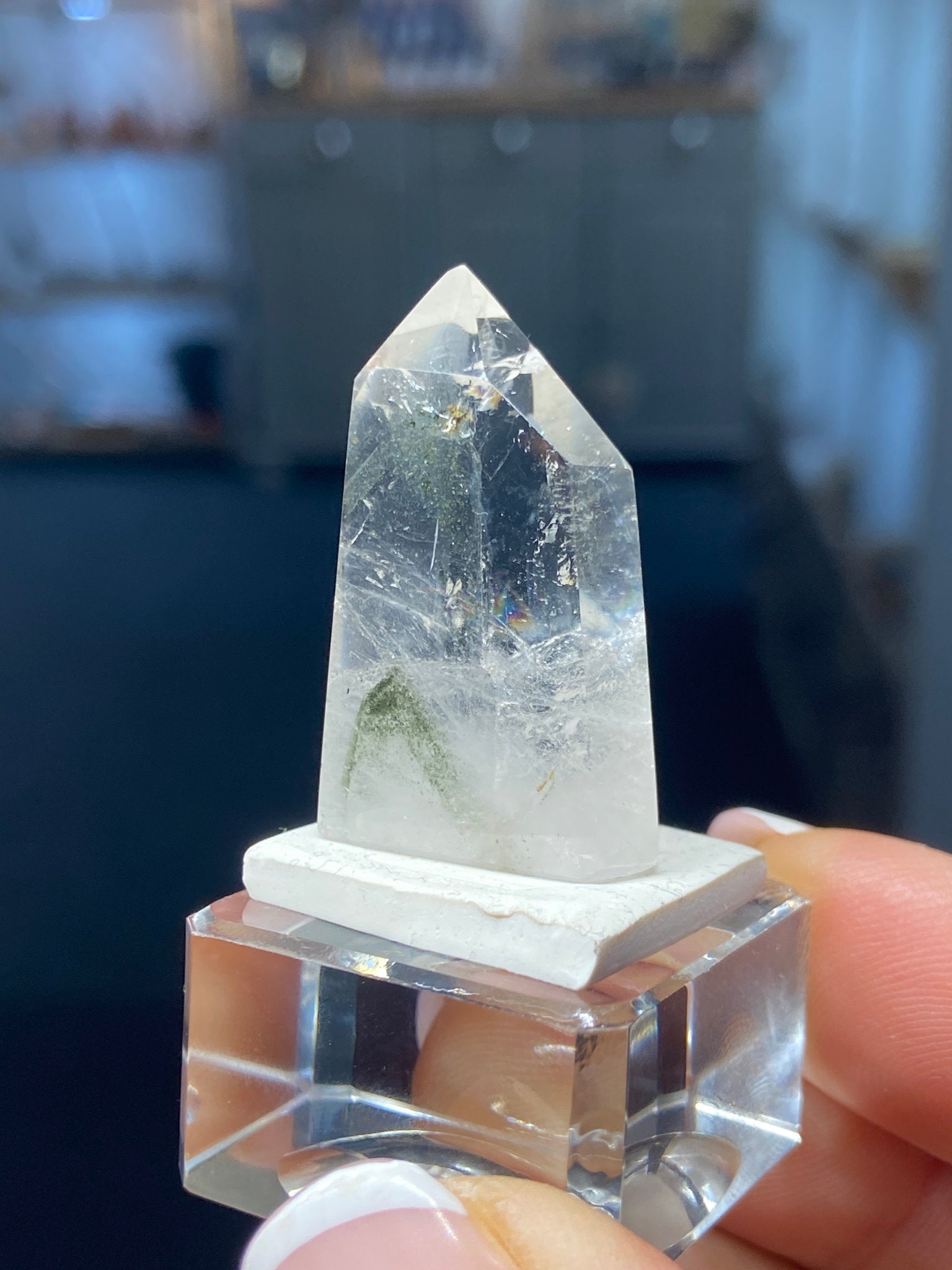 Madagascan Quartz Tower – Chlorite Phantom