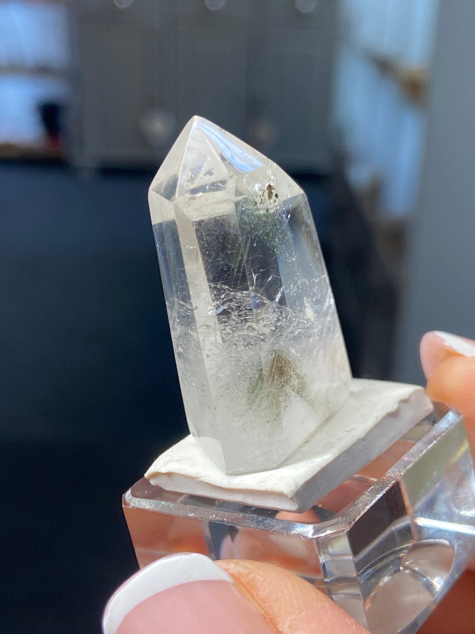 Madagascan Quartz Tower – Chlorite Phantom