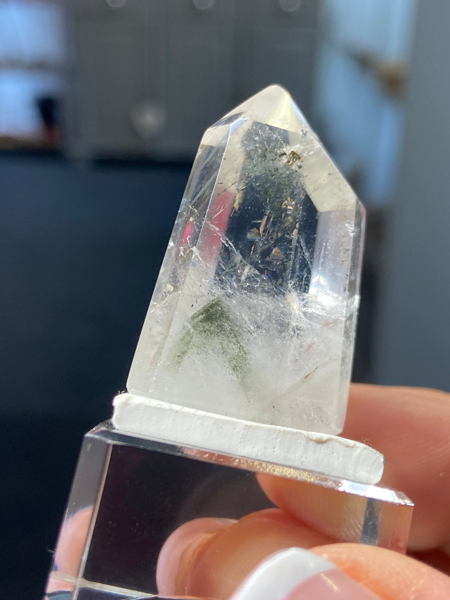 Madagascan Quartz Tower – Chlorite Phantom