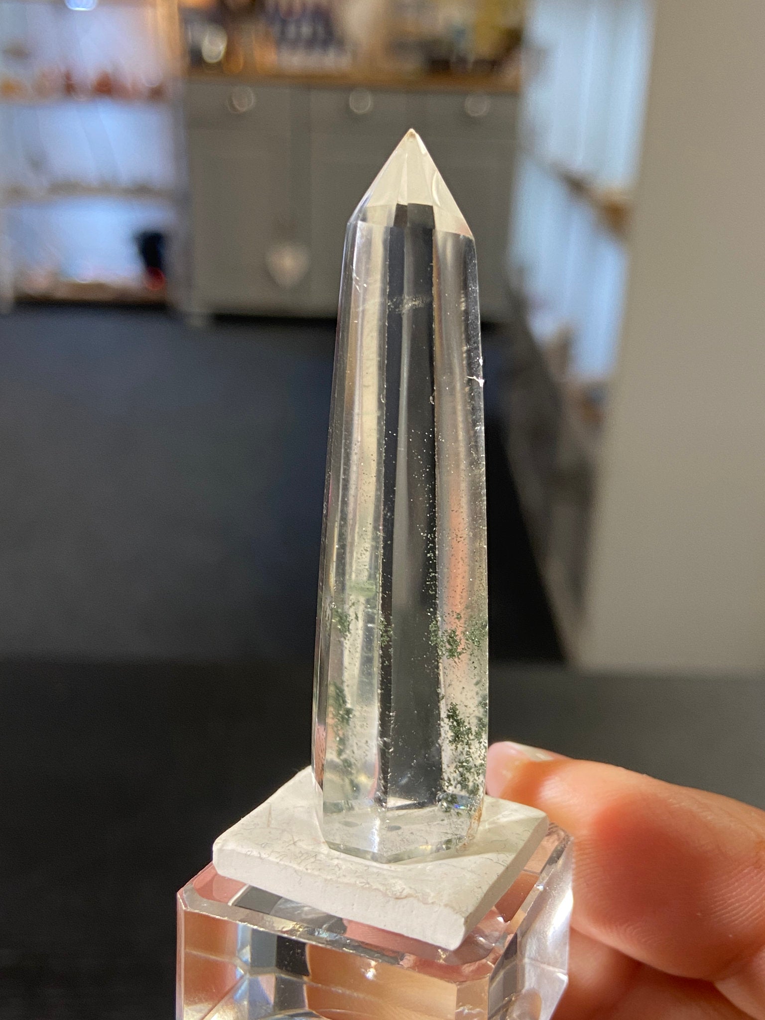 Madagascan Quartz Tower – Chlorite Included