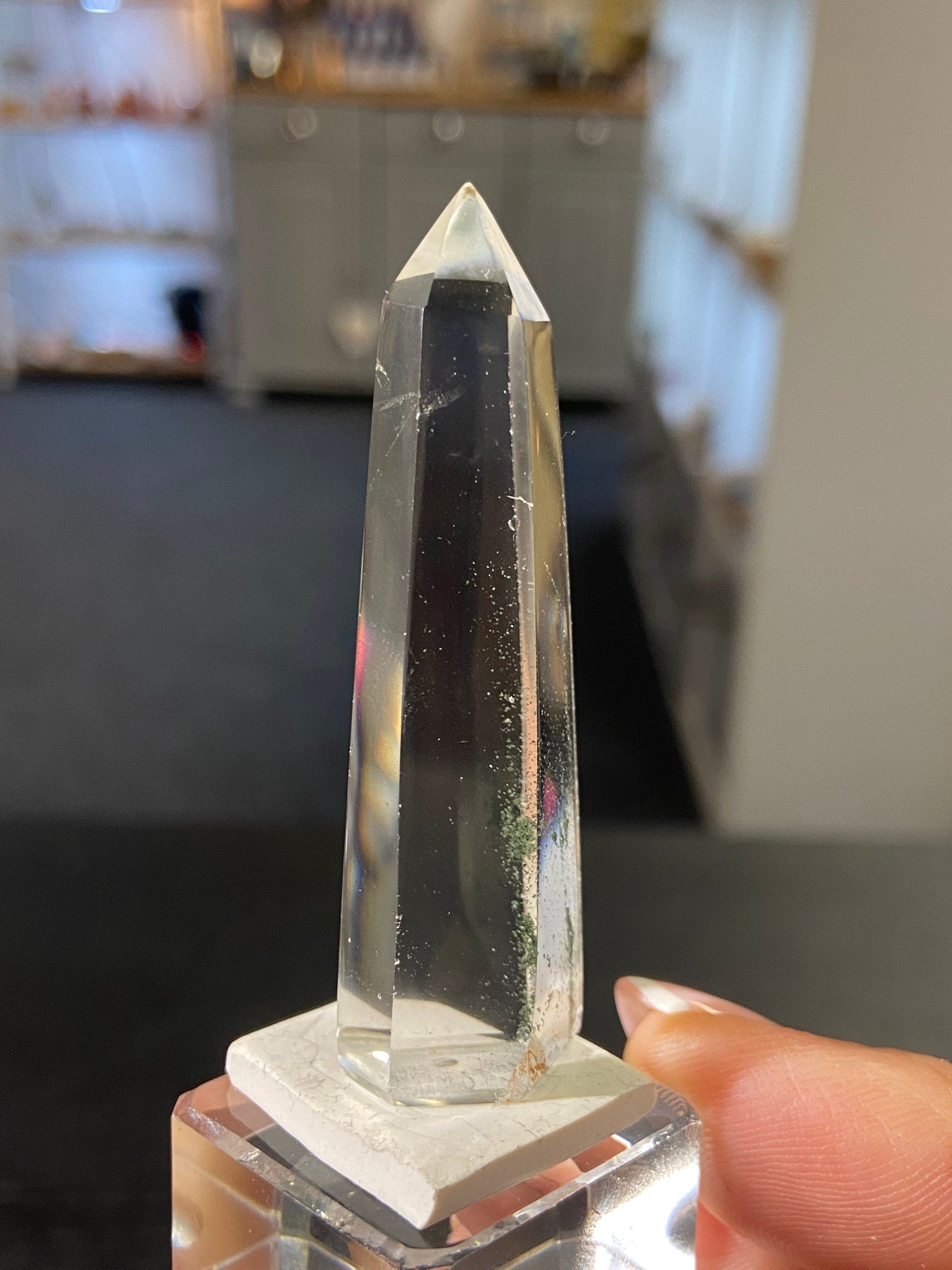 Madagascan Quartz Tower – Chlorite Included