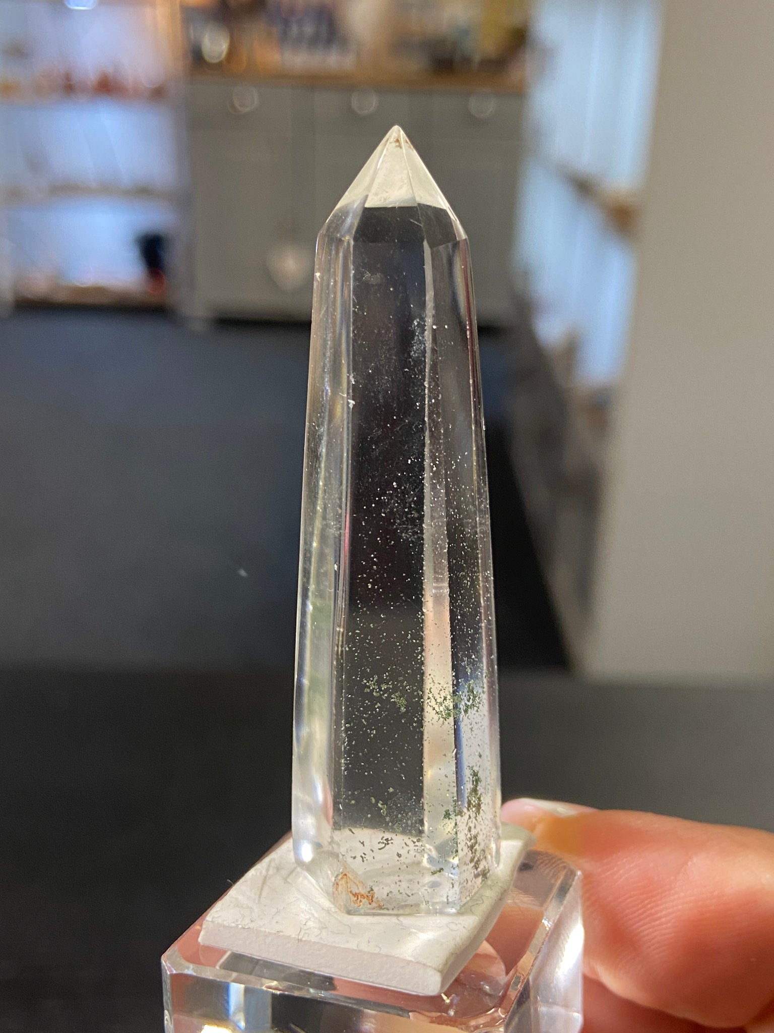 Madagascan Quartz Tower – Chlorite Included