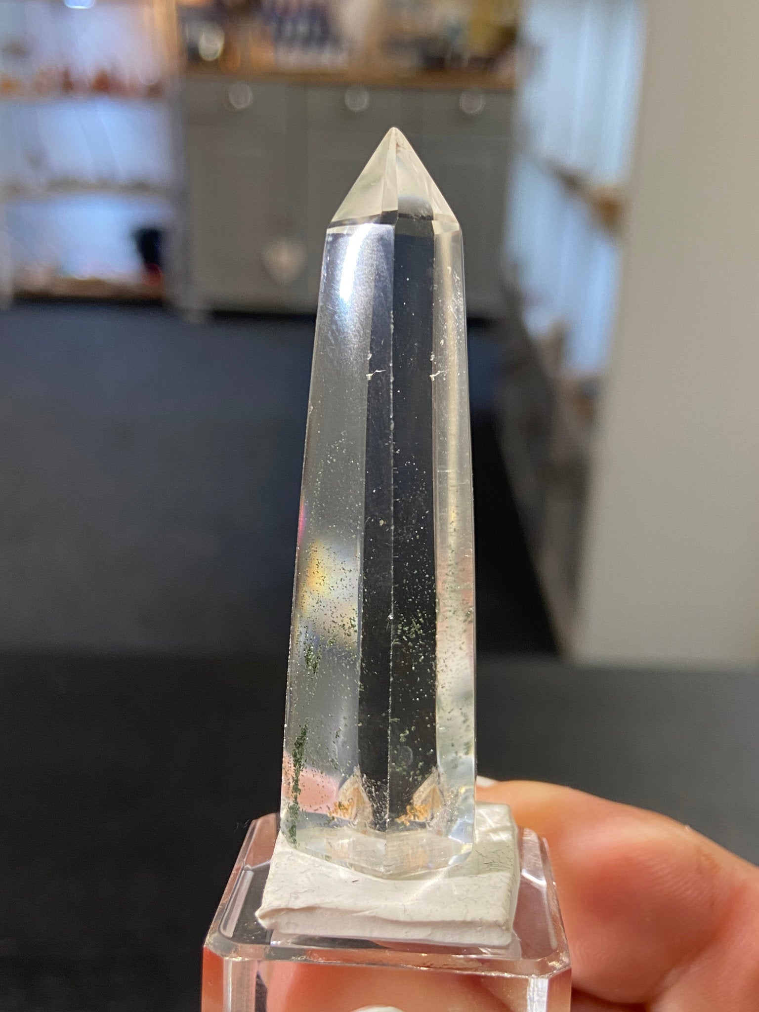Madagascan Quartz Tower – Chlorite Included