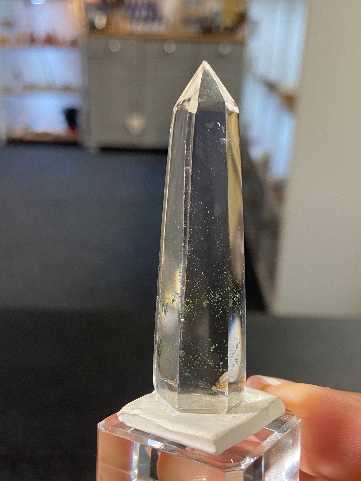 Madagascan Quartz Tower – Chlorite Included