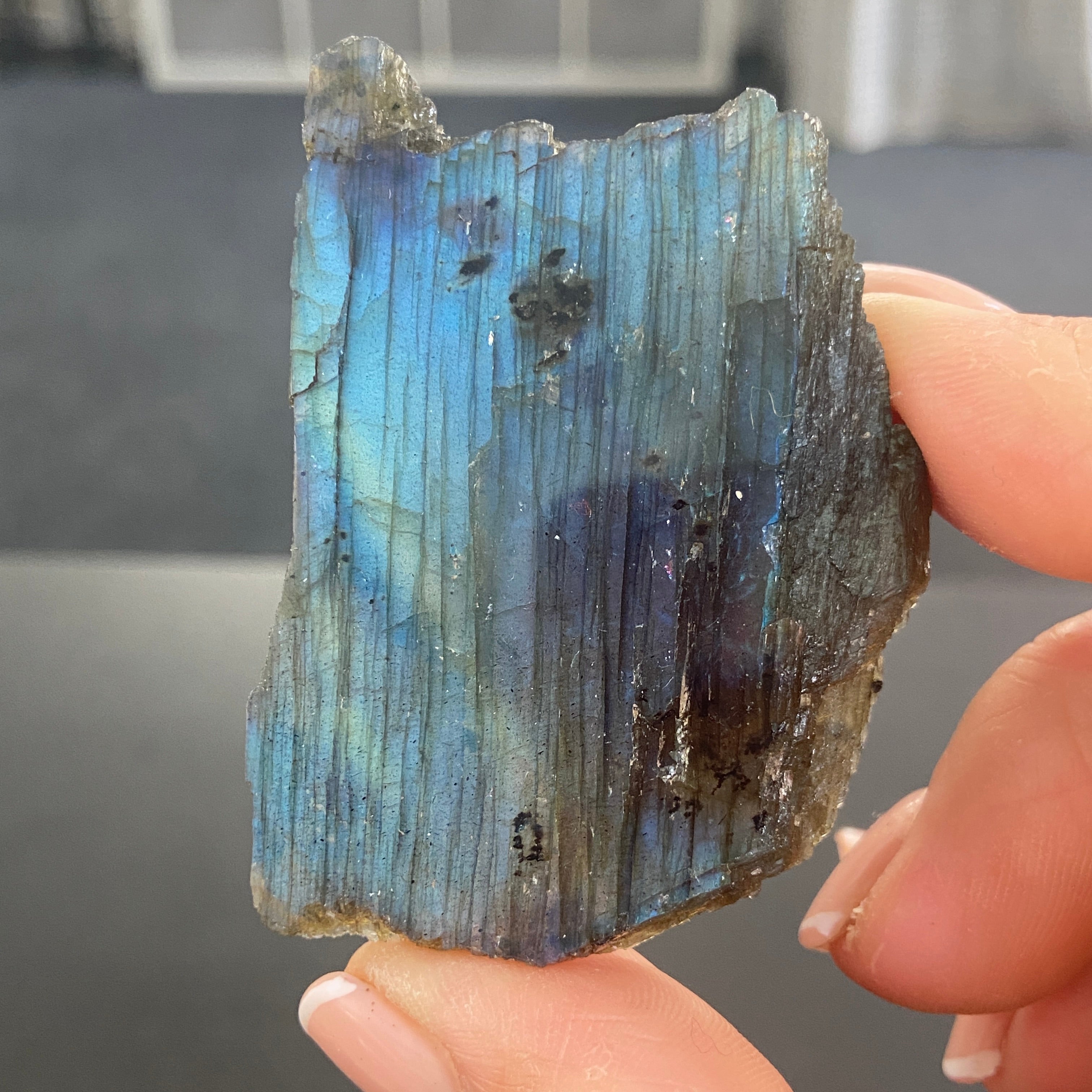 Madagascan Labradorite Slice