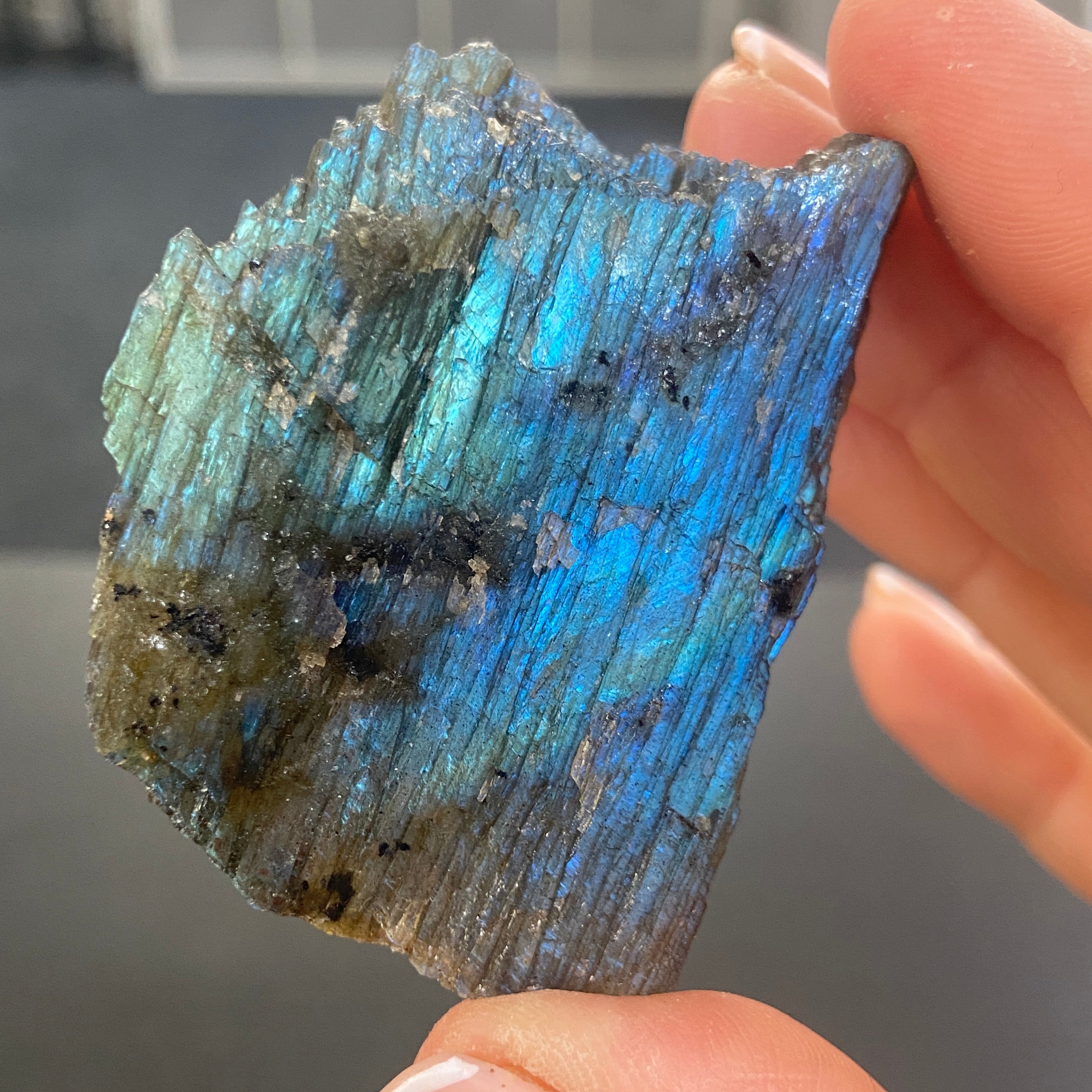 Madagascan Labradorite Slice