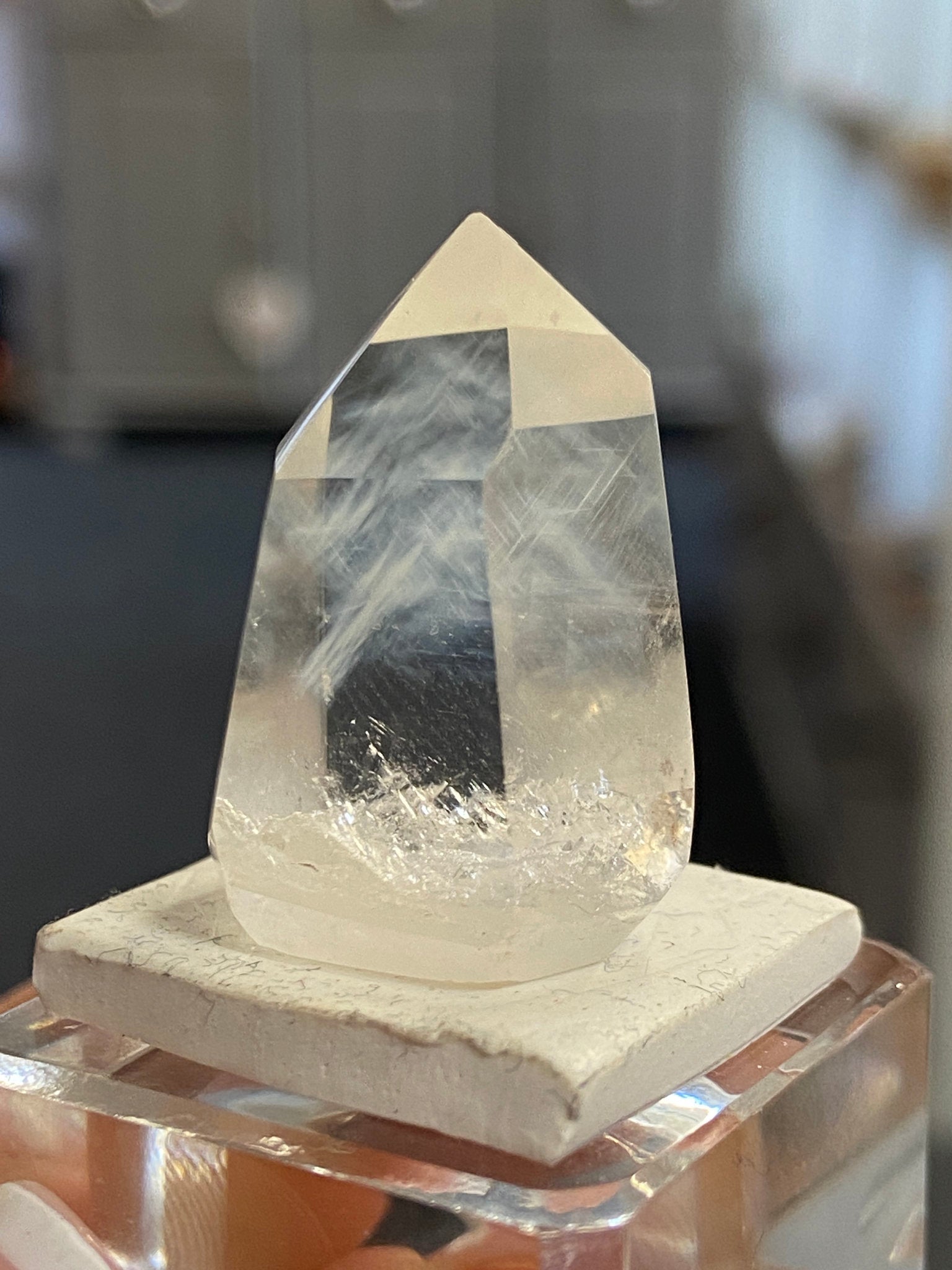 Madagascan Quartz Tower – Blue Needle Included
