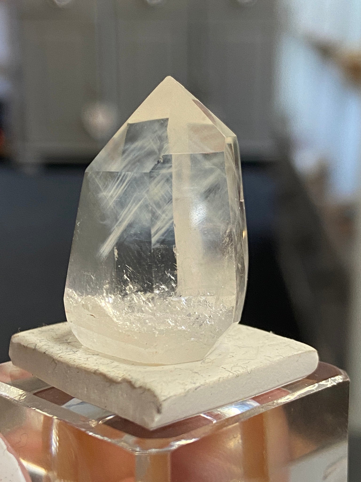 Madagascan Quartz Tower – Blue Needle Included