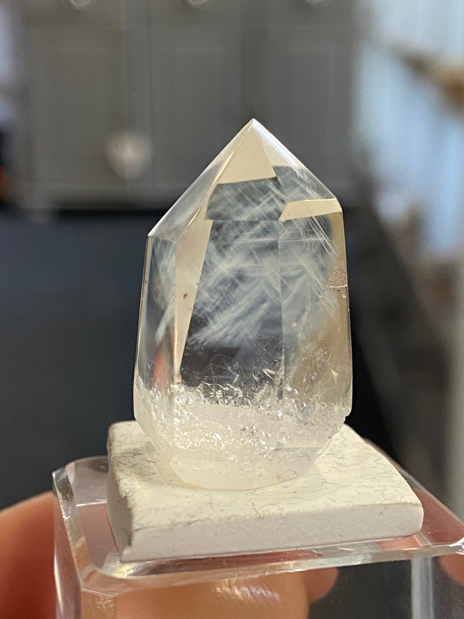 Madagascan Quartz Tower – Blue Needle Included
