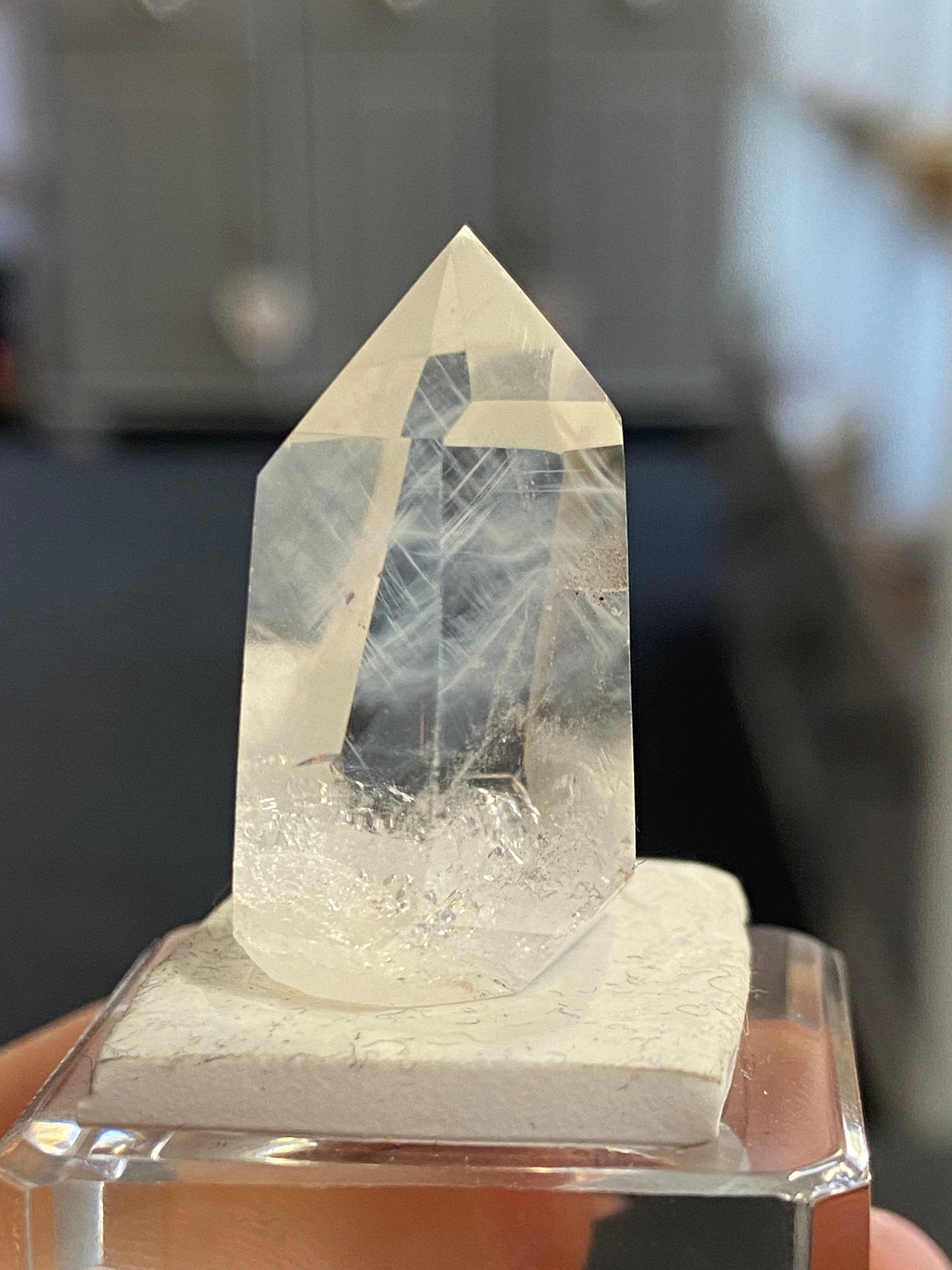 Madagascan Quartz Tower – Blue Needle Included