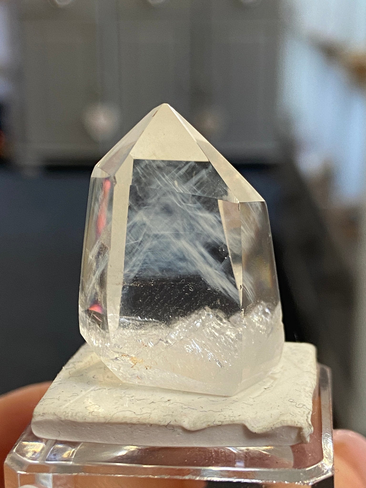 Madagascan Quartz Tower – Blue Needle Included