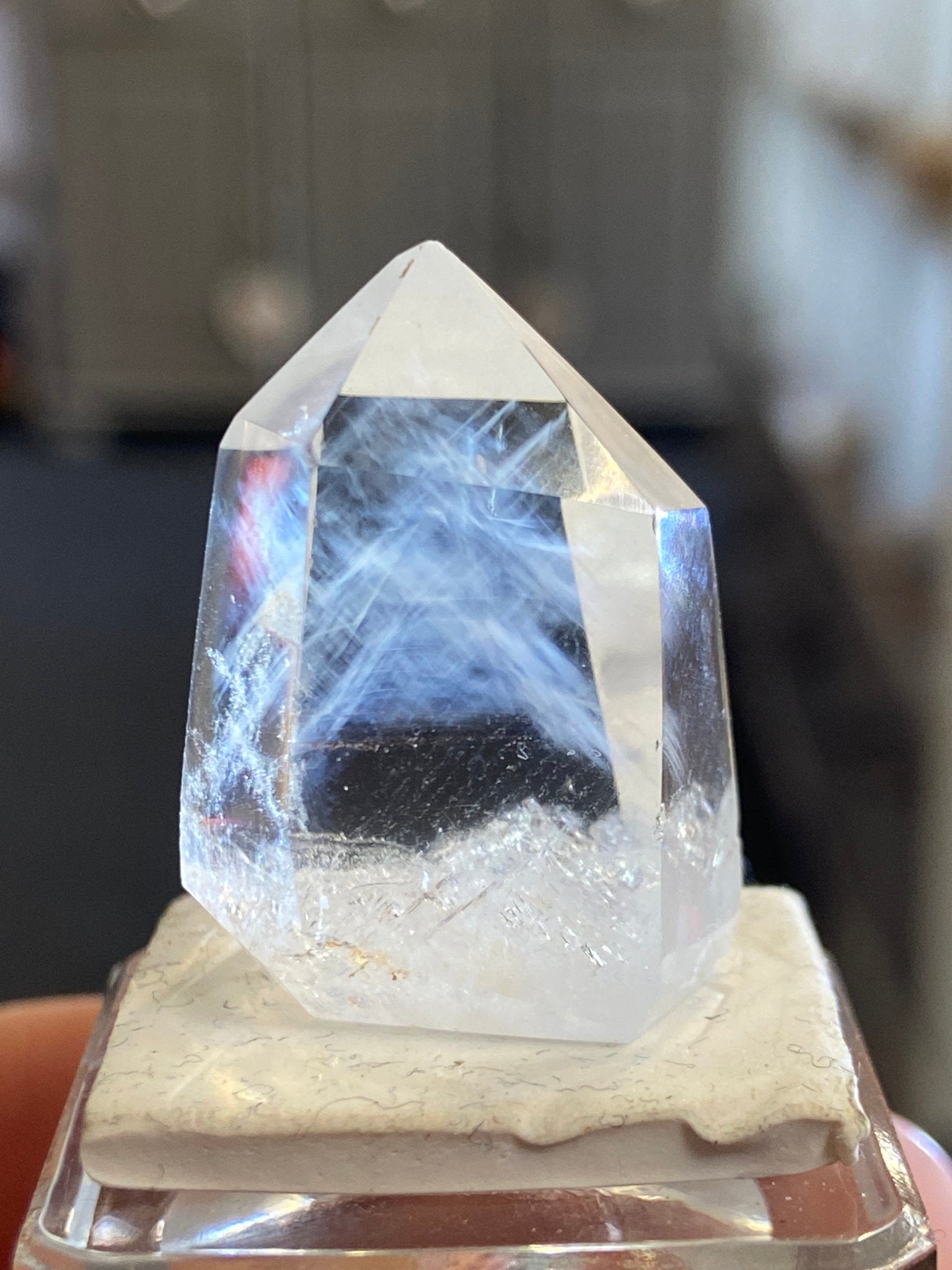 Madagascan Quartz Tower – Blue Needle Included