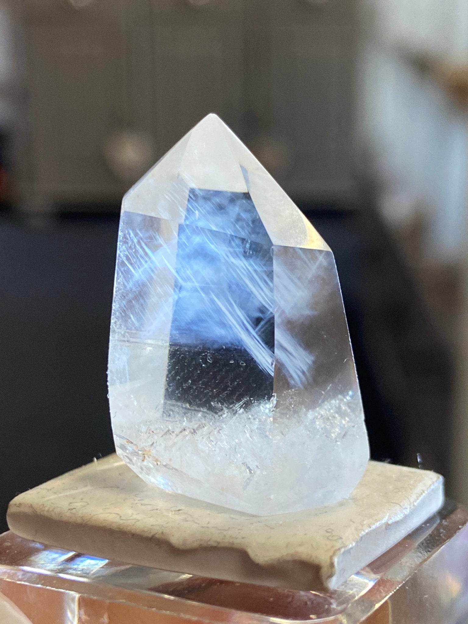 Madagascan Quartz Tower – Blue Needle Included