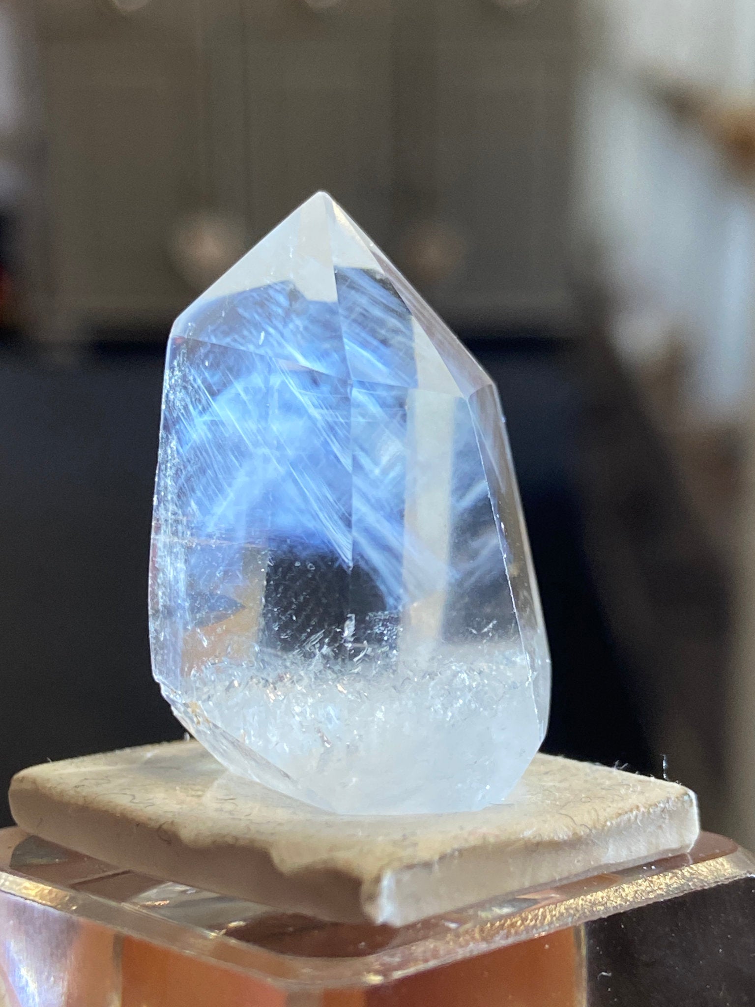 Madagascan Quartz Tower – Blue Needle Included