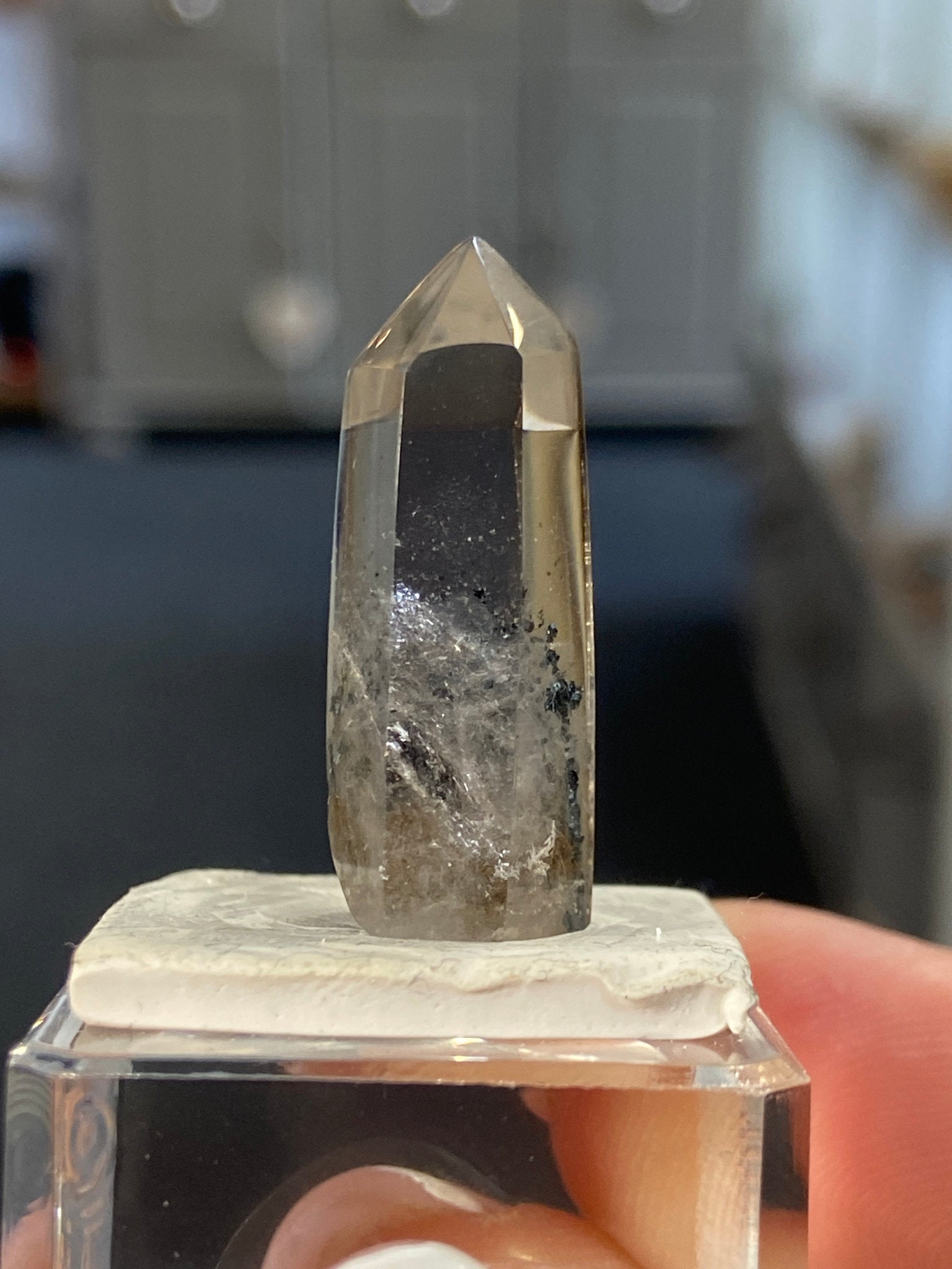 Madagascan Quartz Tower – Hematite Included